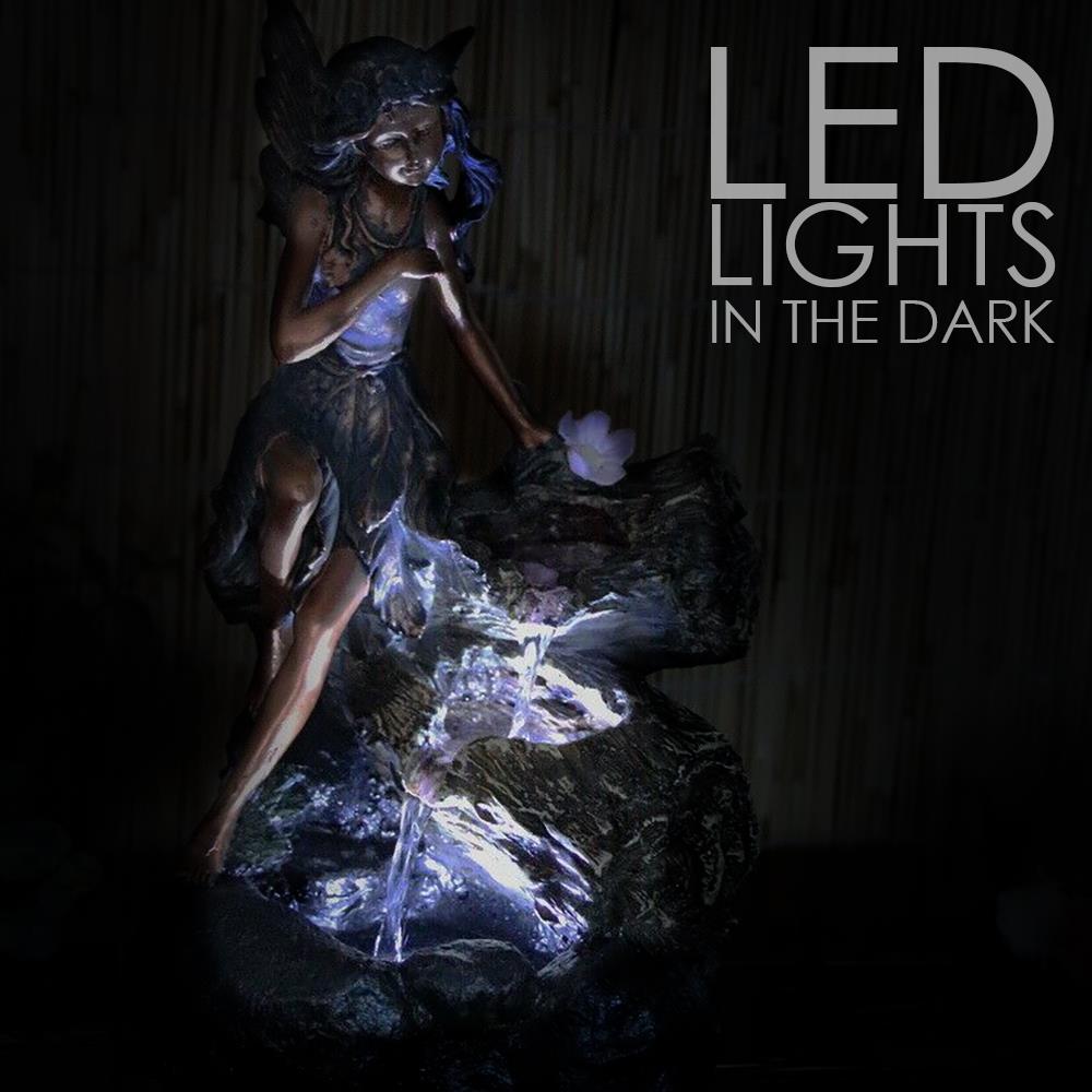 Fairy Water Feature Outdoor With LED by GEEZY - The Magic Toy Shop