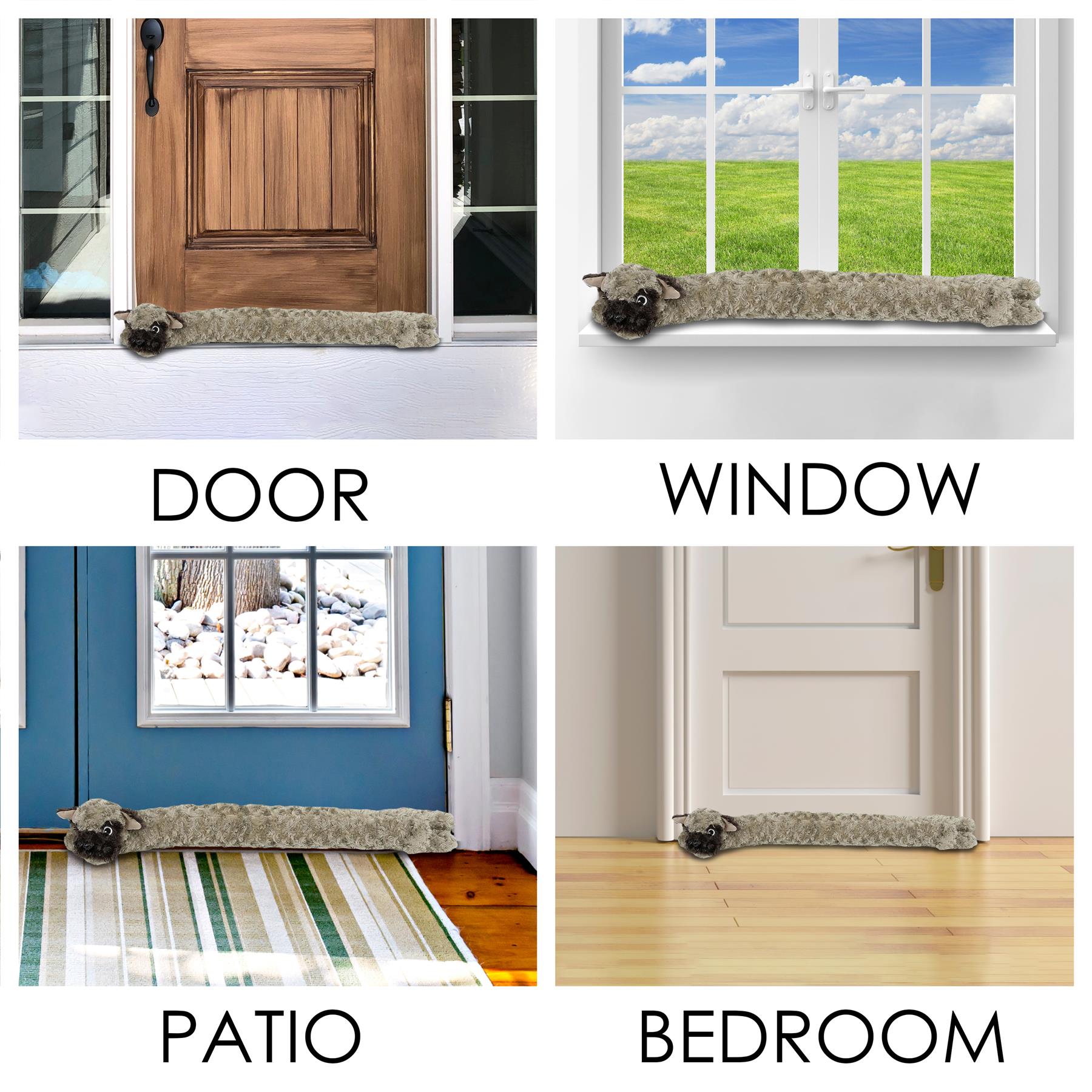 Novelty Brown Dog Draught Excluder for Doors by GEEZY - The Magic Toy Shop