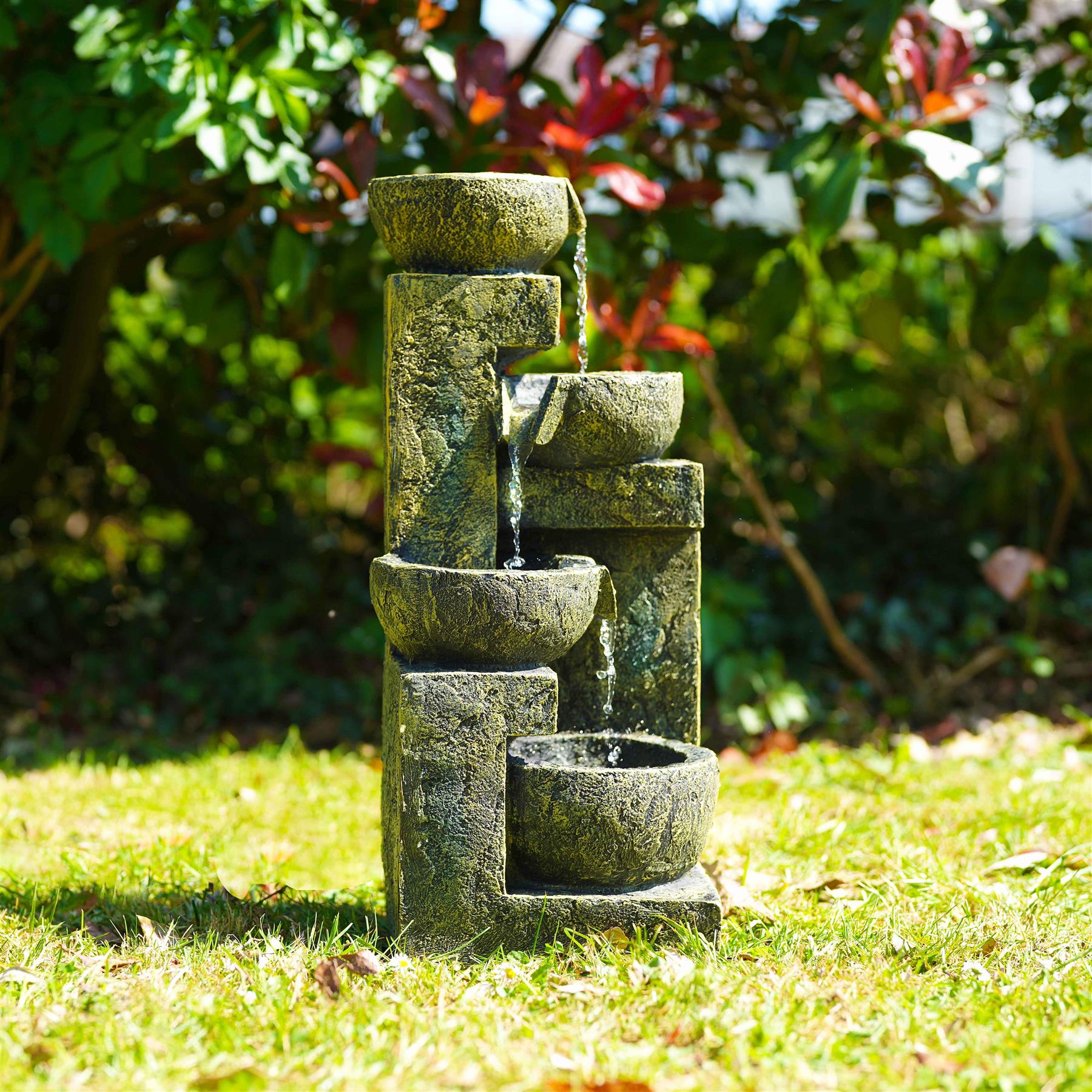4 Tier Water Feature Outdoor With LED by GEEZY - The Magic Toy Shop
