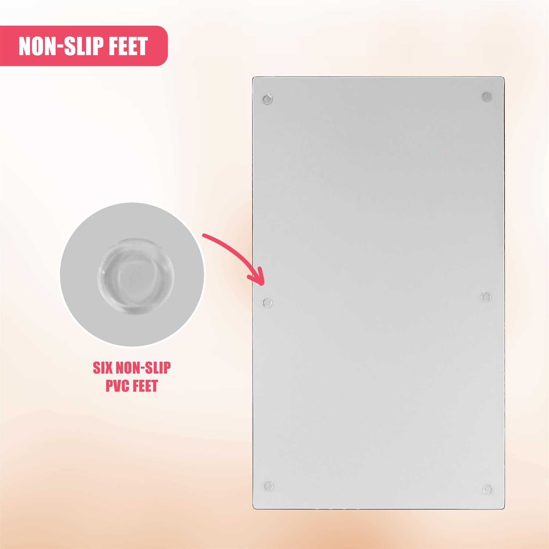 Glass Cutting Boards with Chili Pepper Design by Geezy - The Magic Toy Shop