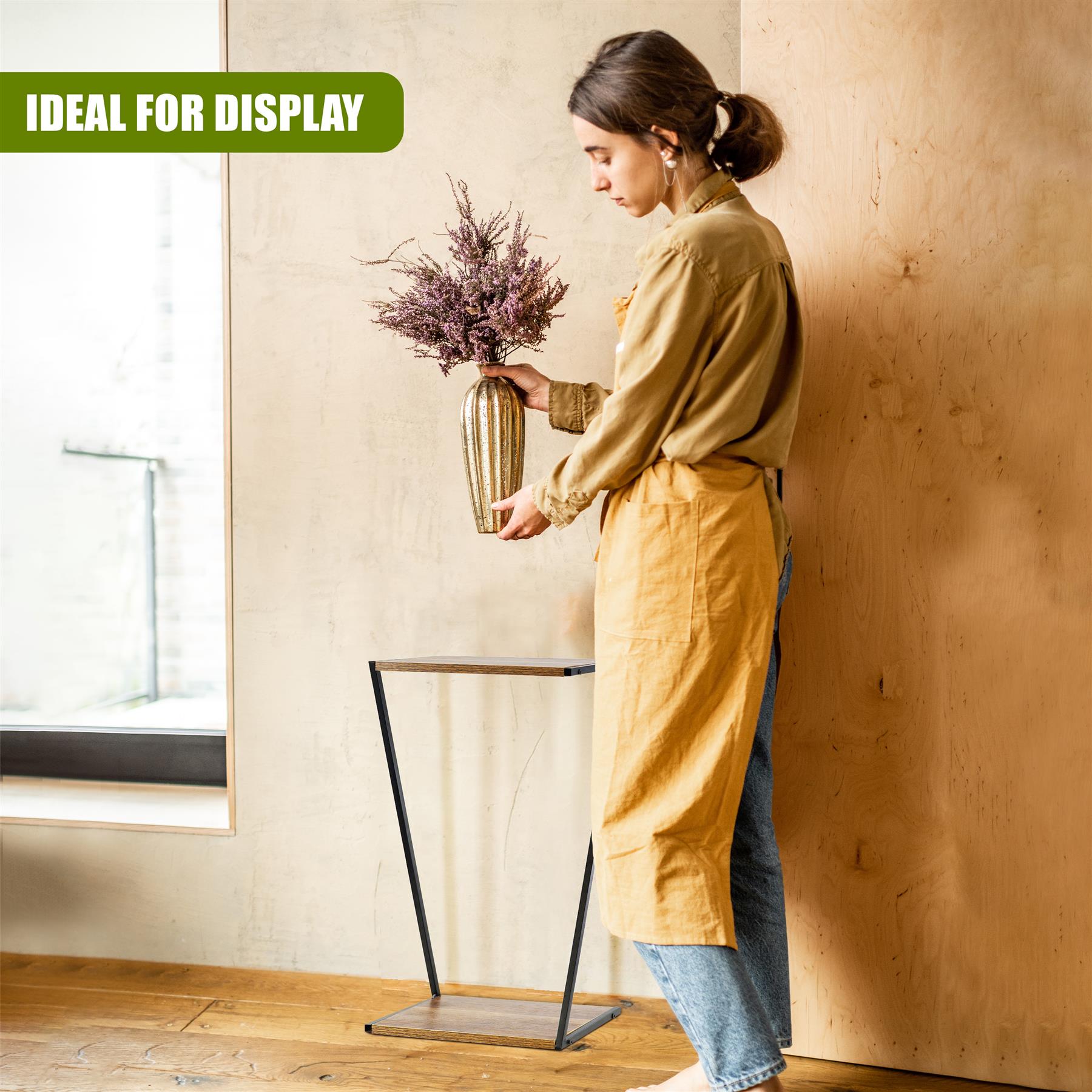 2 Tier Wooden Flower Pot Stand by GEEZY - The Magic Toy Shop