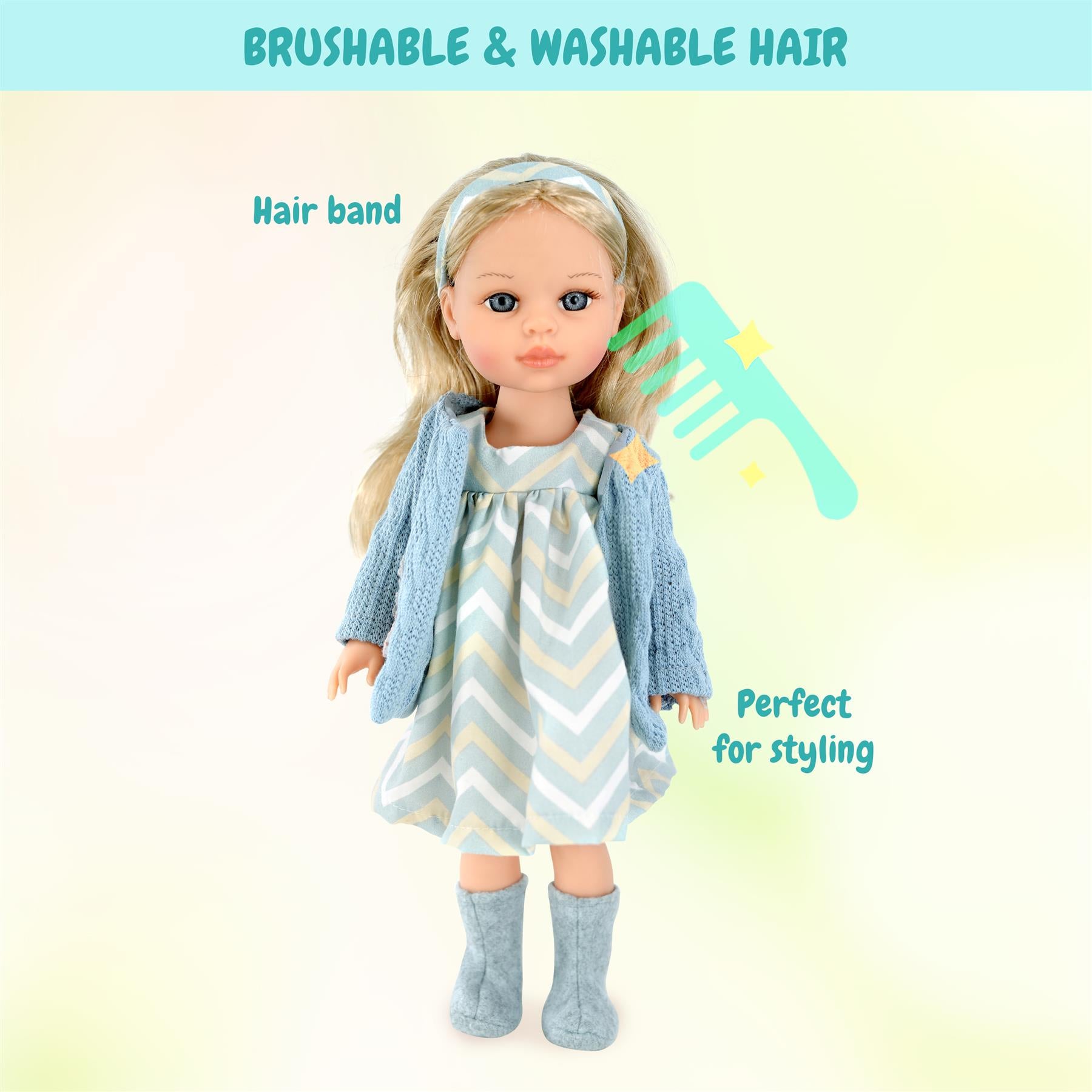 BiBi Fashion Doll "Olivia" (38 cm / 15") by BiBi Doll - The Magic Toy Shop