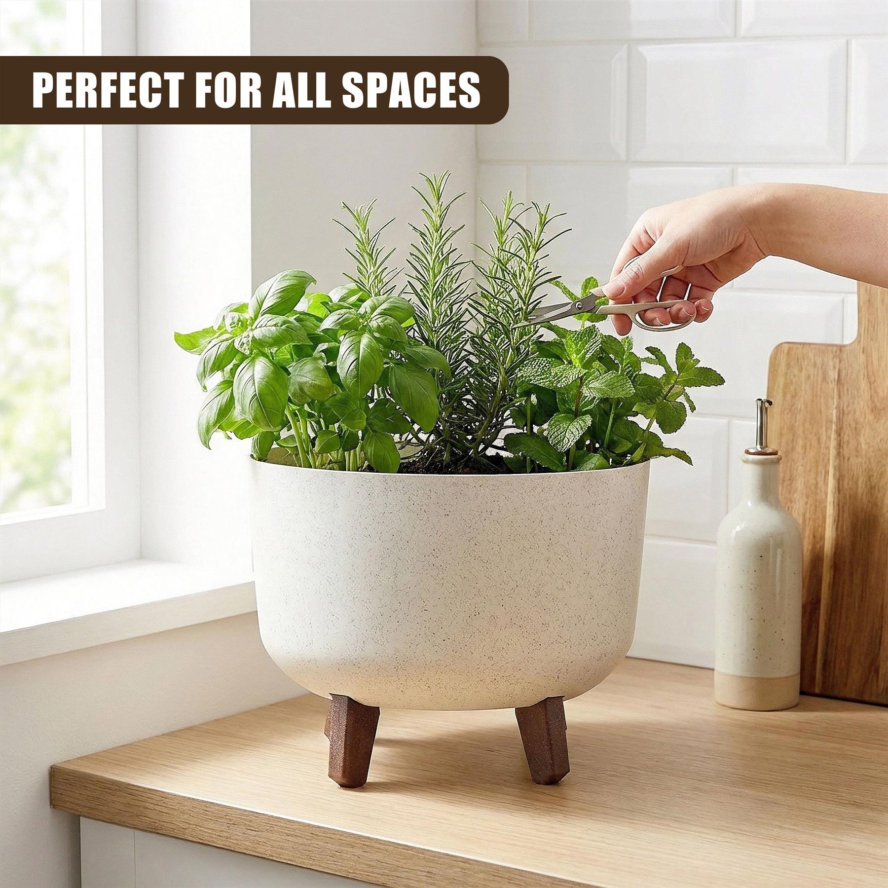 Plant Pot with Legs, 24 cm