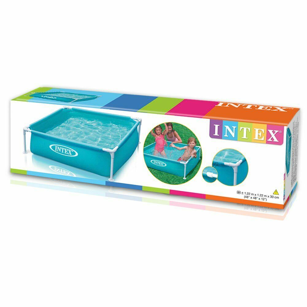 Intex Mini Frame Compact Pool - Blue - Above Ground 122 X 122 Cm by Intex - The Magic Toy Shop