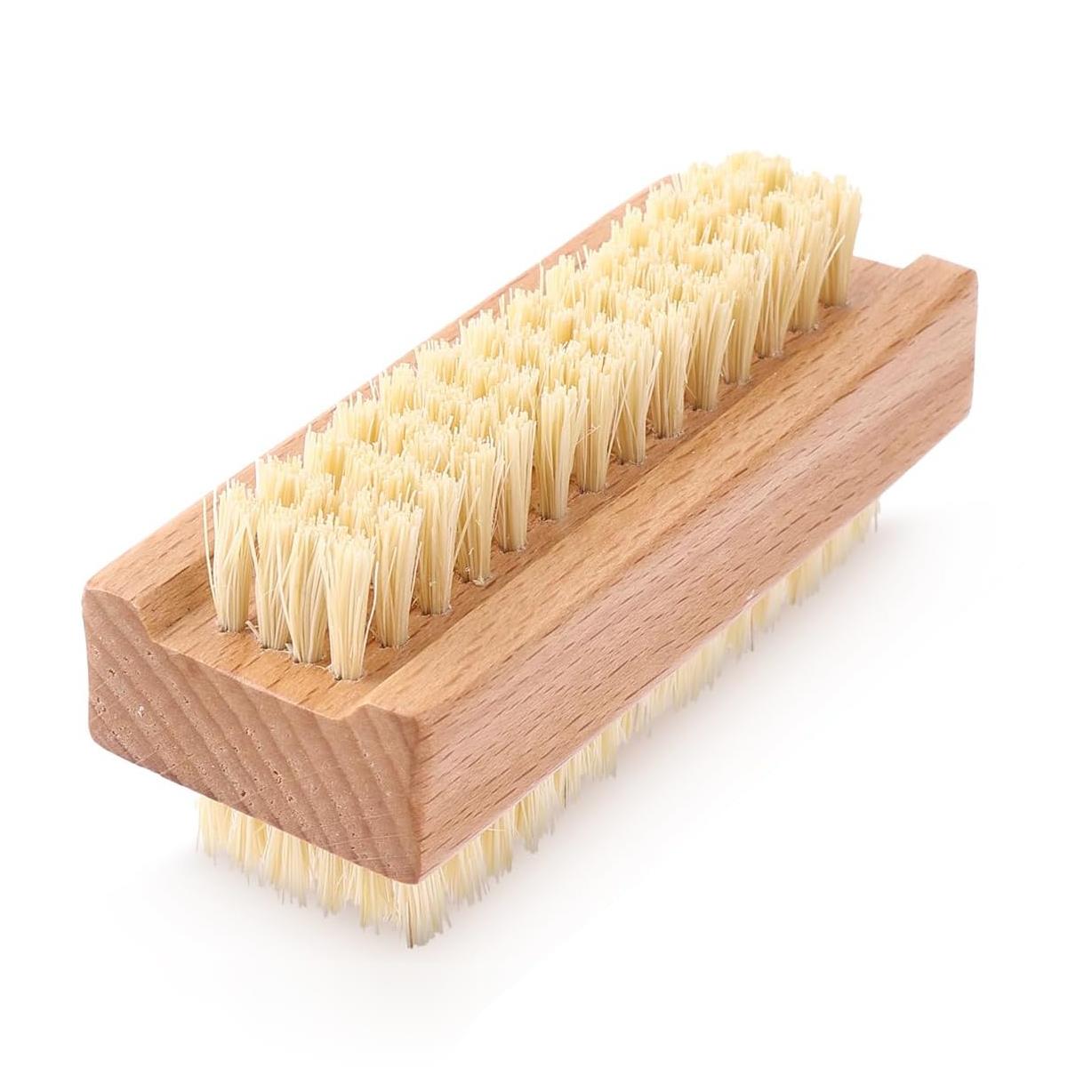 Double Sided Wooden Nail Scrubbing Brushes by GEEZY - The Magic Toy Shop