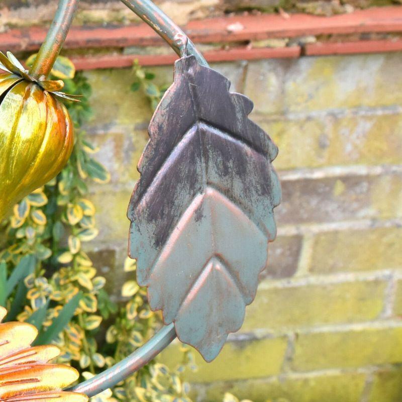 Solar LED Light Yellow Hanging Metal Bird Feeder by Geezy - The Magic Toy Shop