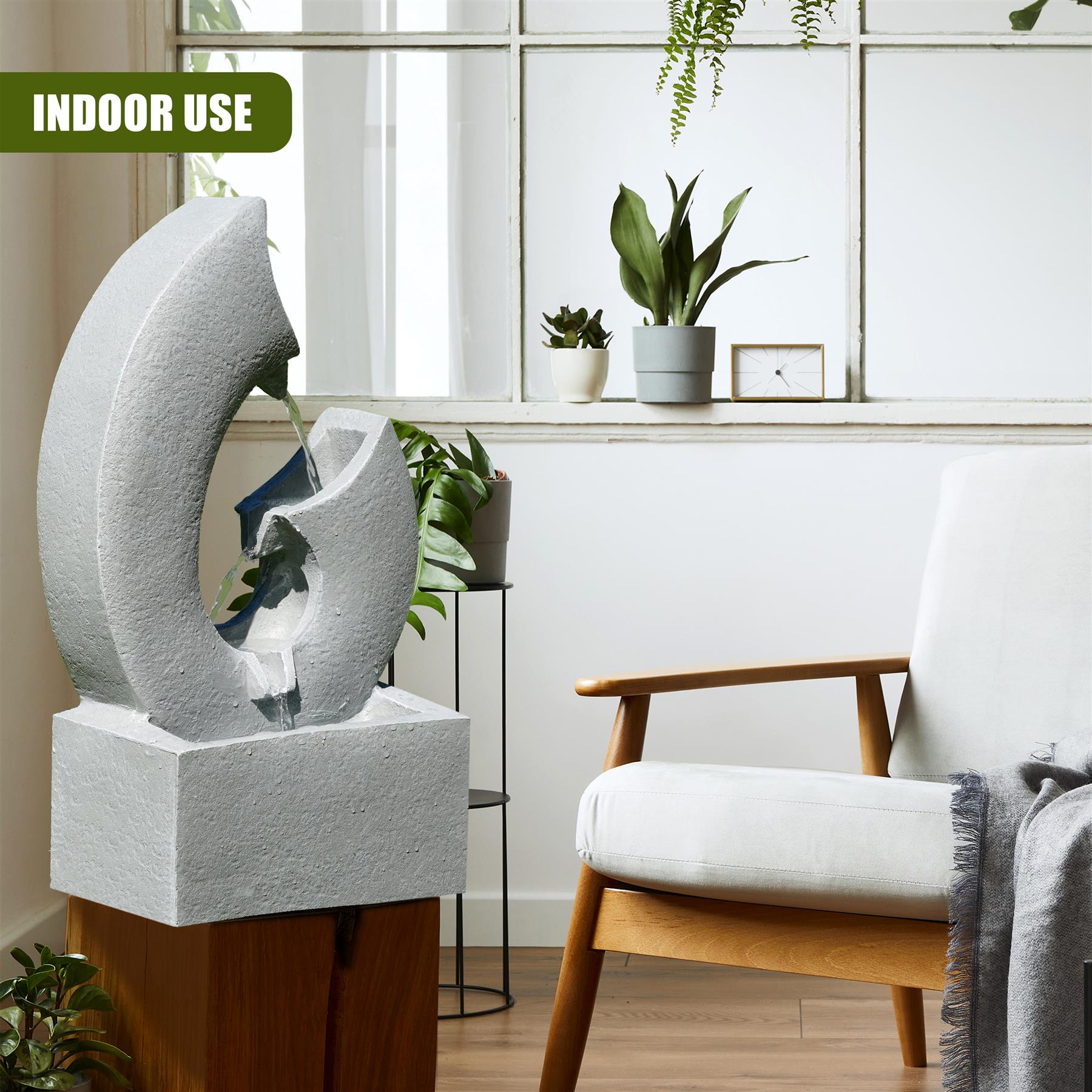 Horn Water Feature Outdoor With LED by GEEZY - The Magic Toy Shop