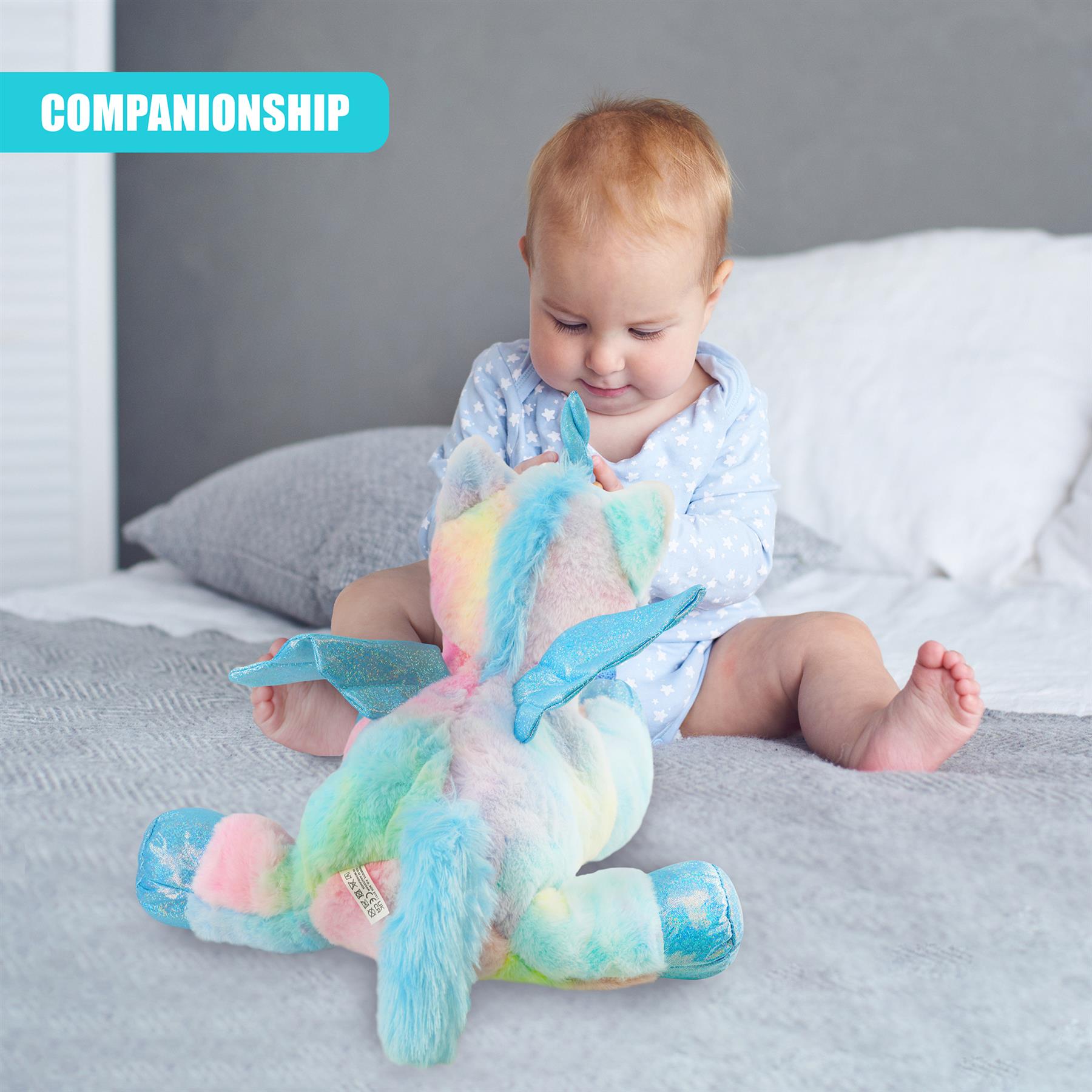 Unicorn with Sparkling Wings - Soft Toy by The Magic Toy Shop - The Magic Toy Shop
