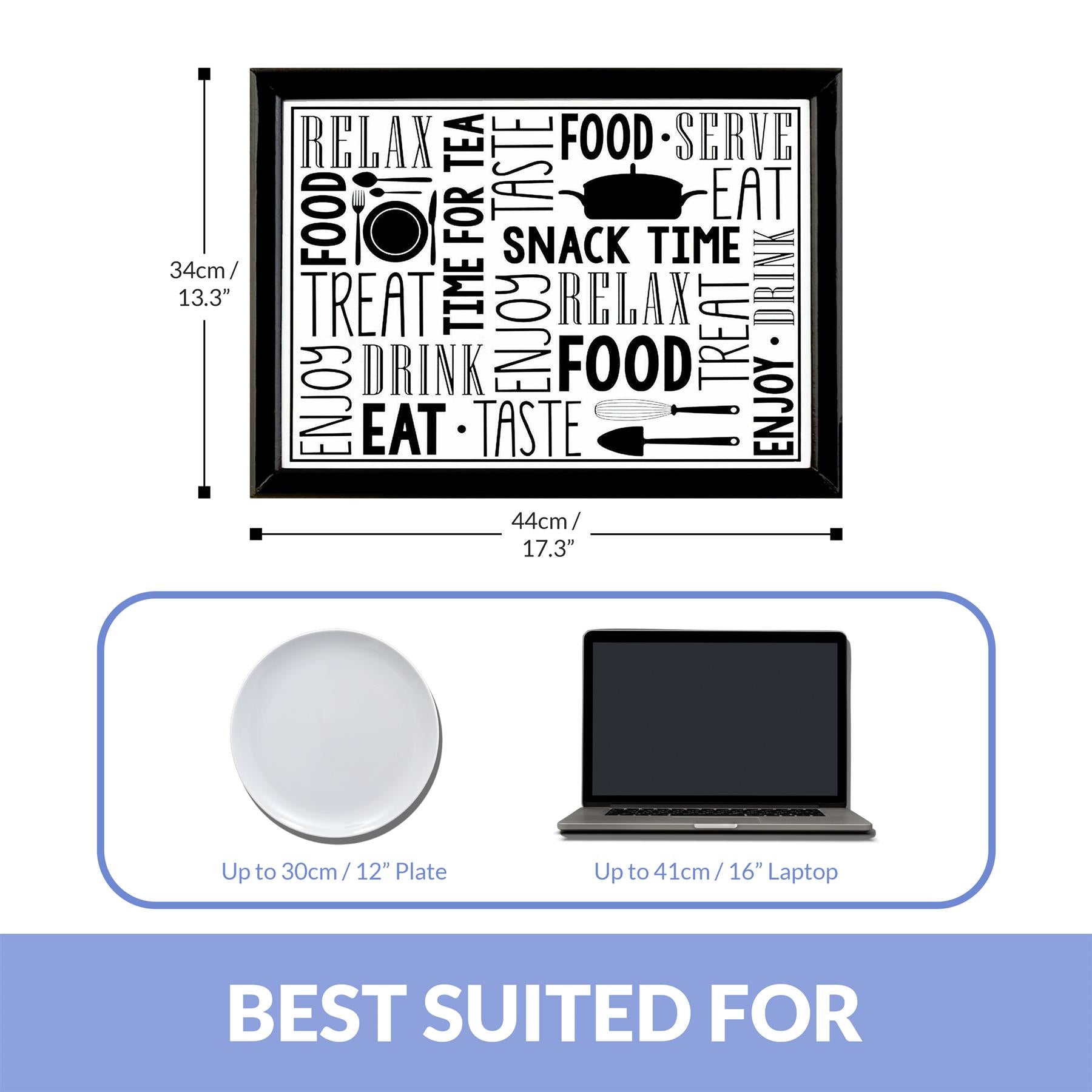 Snack Time Lap Tray With Bean Bag Cushion by Geezy - The Magic Toy Shop