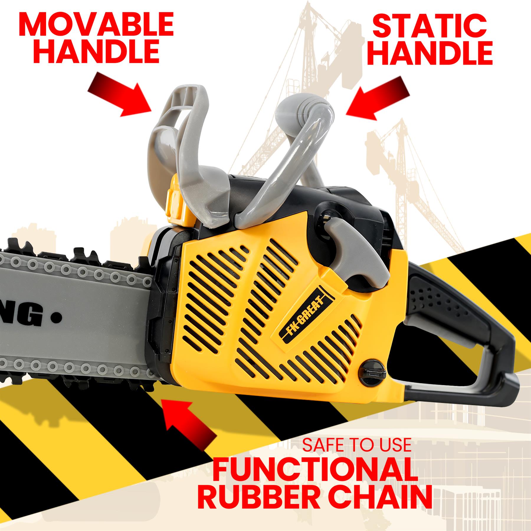 Kids Pretend Chainsaw Toy by The Magic Toy Shop - The Magic Toy Shop