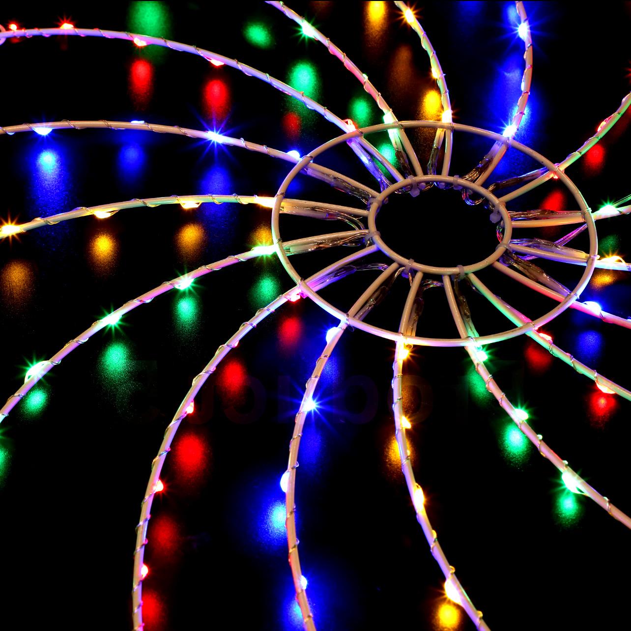 Christmas LED Light Spinner Silhouette Multicoloured by GEEZY - The Magic Toy Shop