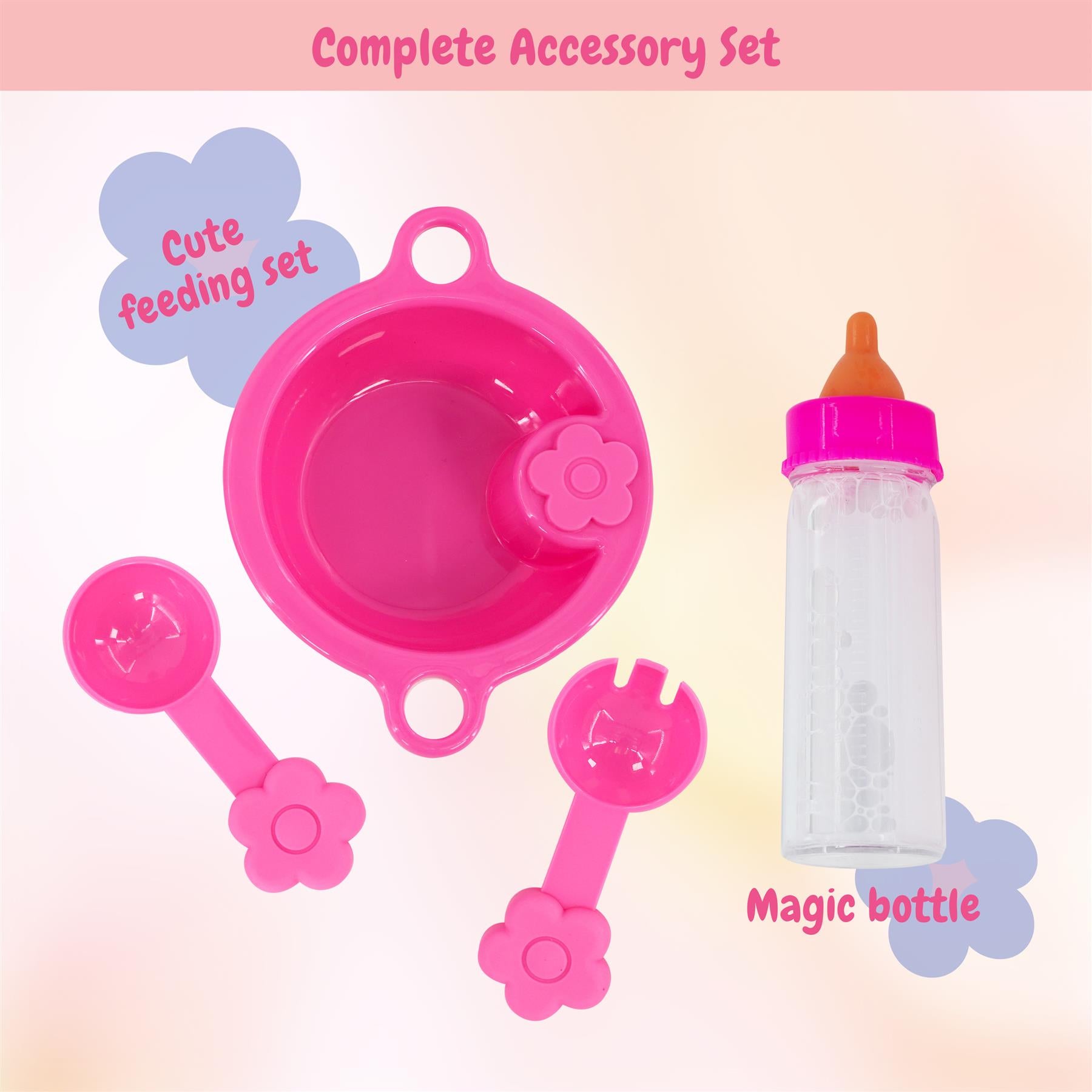 BiBi Twin Baby Dolls & Accessories (33 cm / 13") by BiBi Doll - The Magic Toy Shop