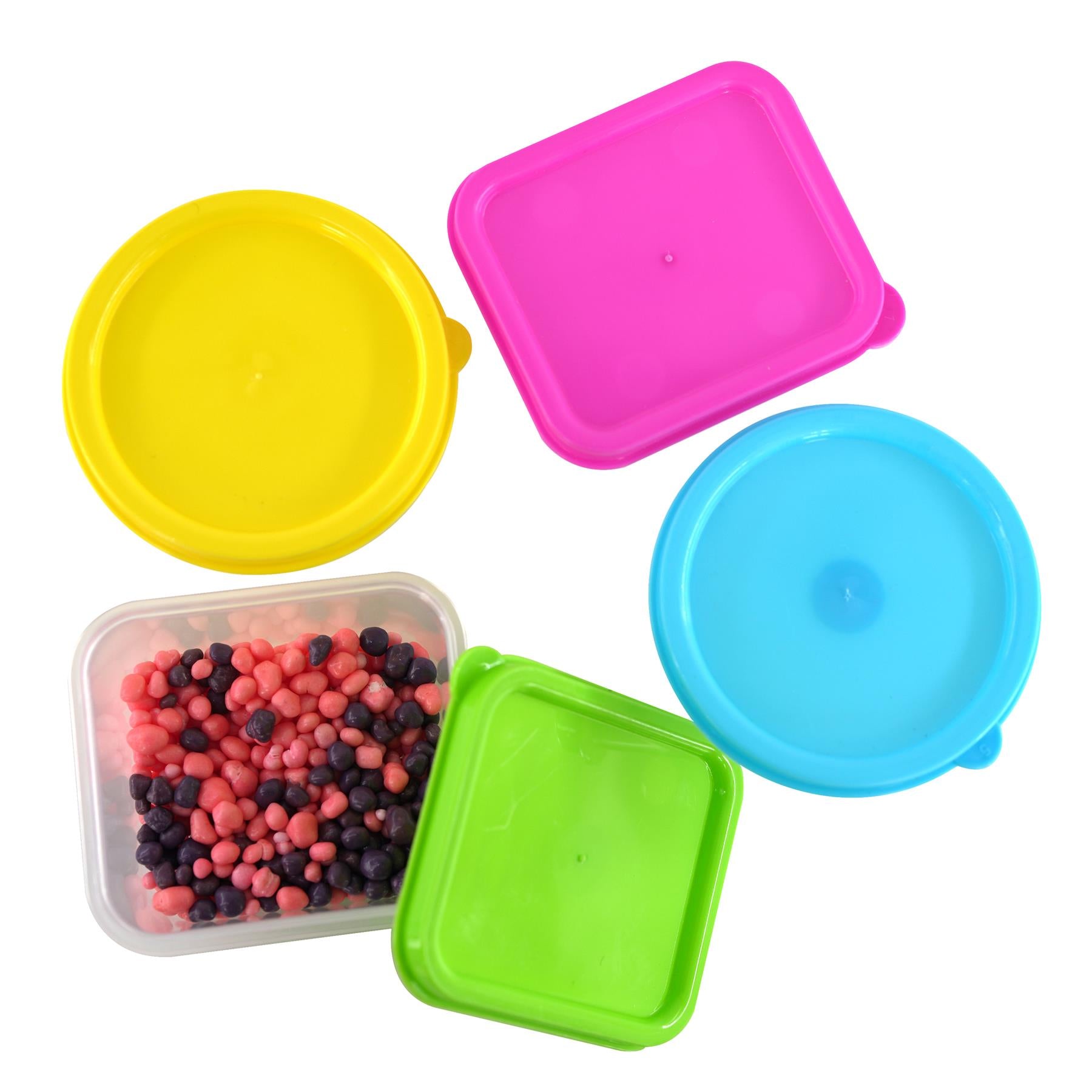 Set of 4 Mini Food Storage Containers with Lids by GEEZY - The Magic Toy Shop