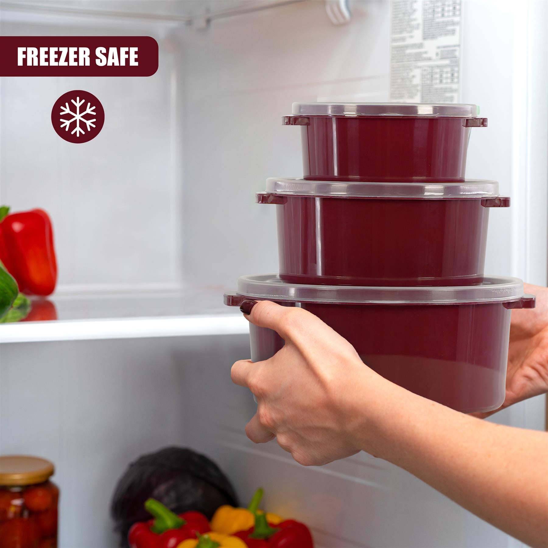 Microwave Bowls with Vented Lids - Set of 3 by GEEZY - The Magic Toy Shop