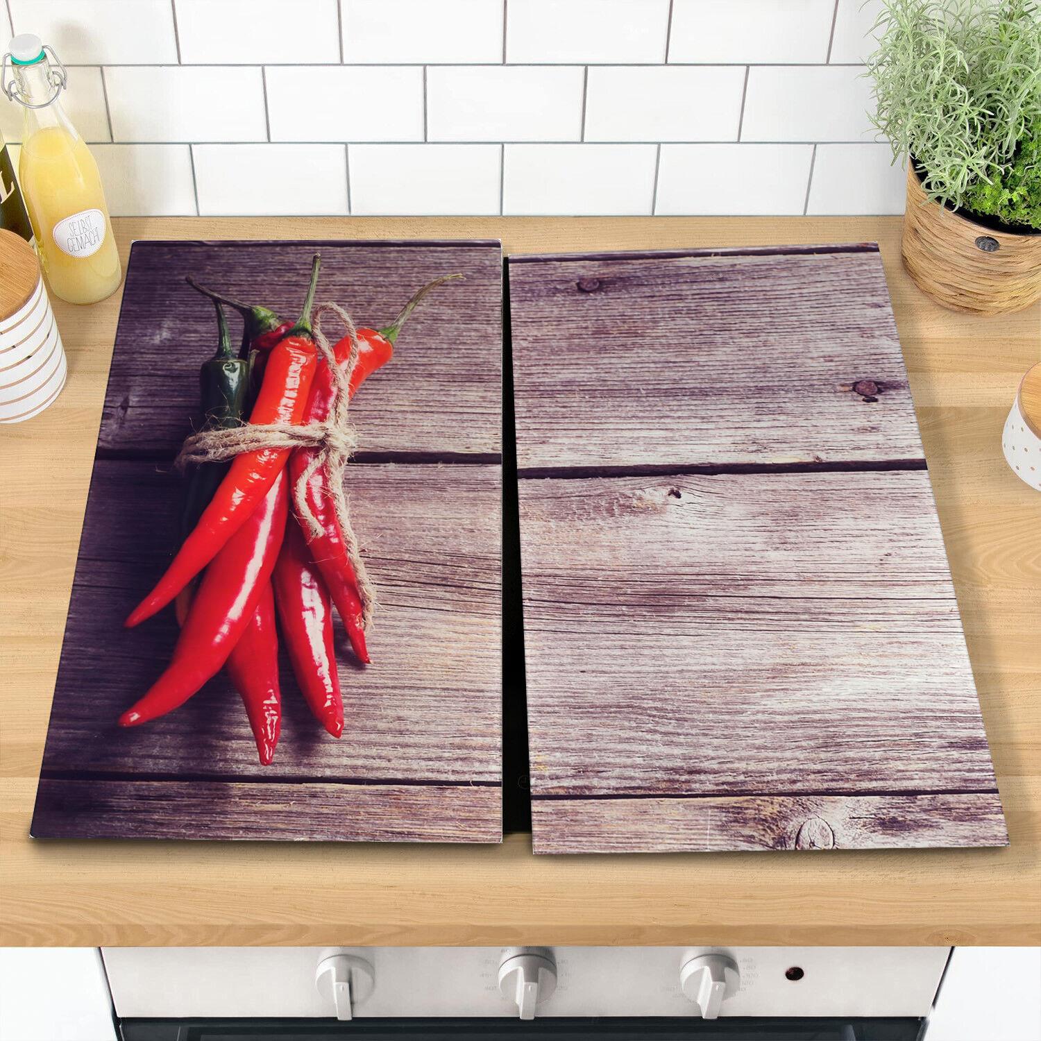 Glass Cutting Boards with Chili Pepper Design by Geezy - The Magic Toy Shop