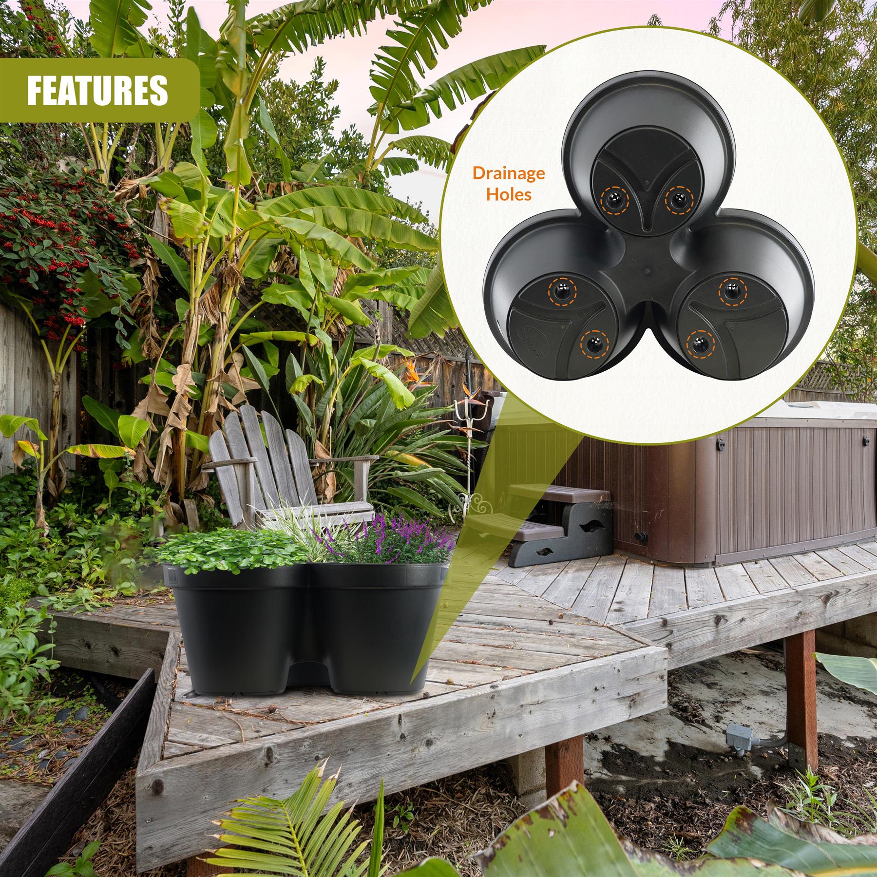 Stackable Vertical Garden Flower Pot Strawberry Planter by GEEZY - The Magic Toy Shop