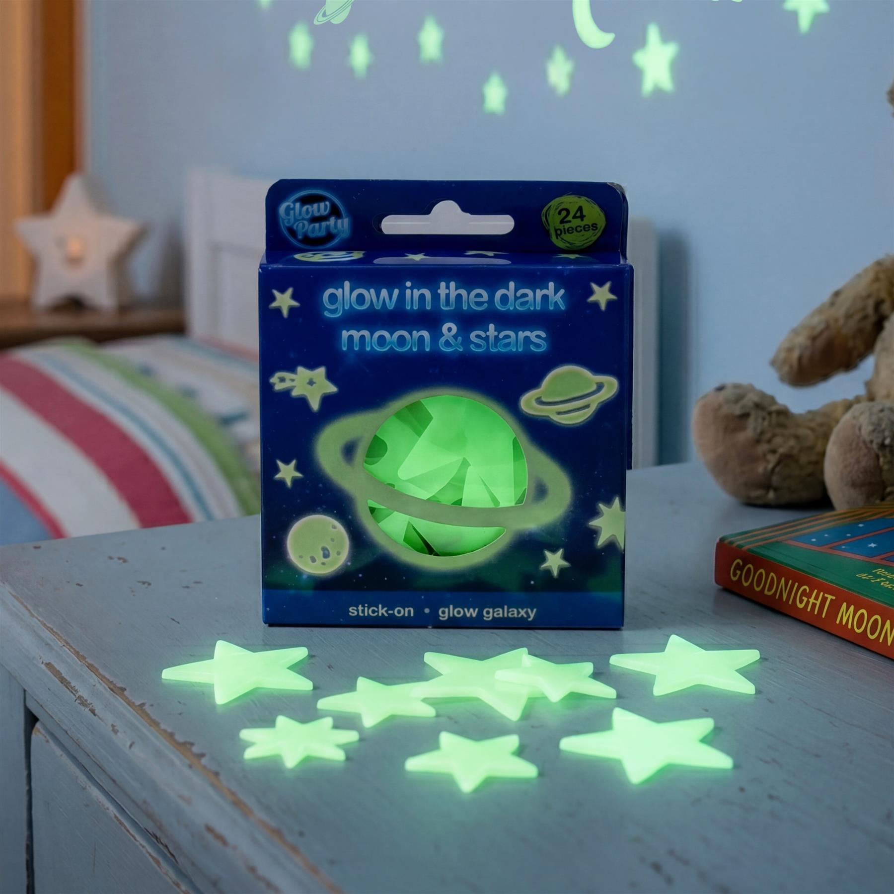 Glow in the Dark Moon & Stars
