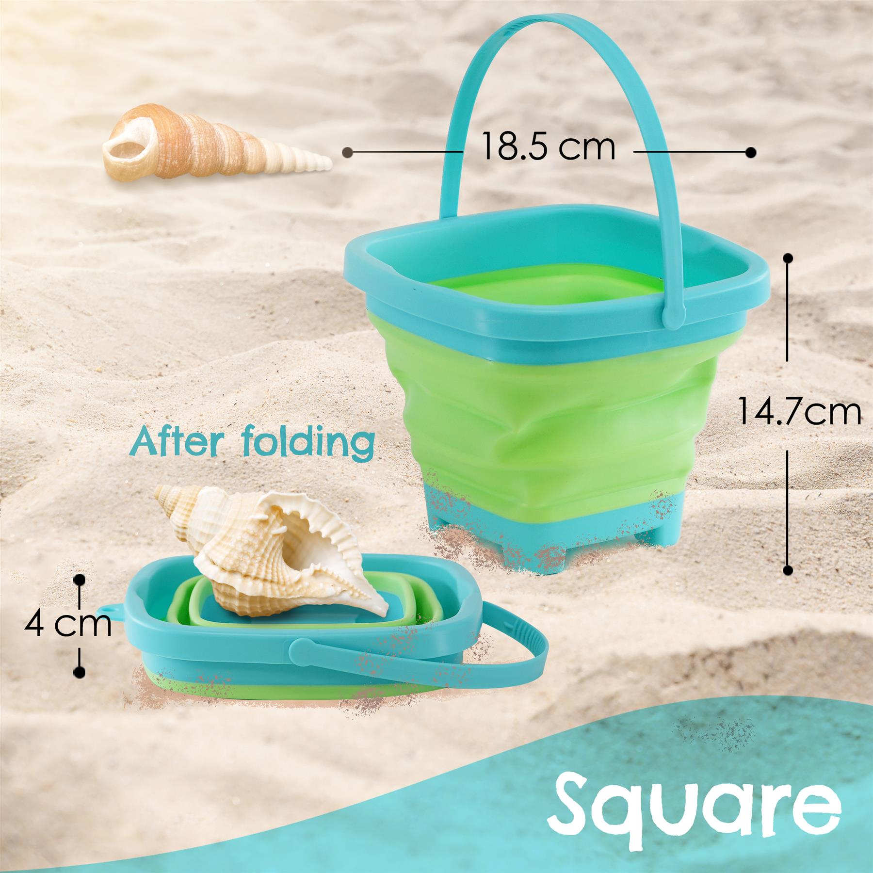 Collapsible Beach Bucket by The Magic Toy Shop - The Magic Toy Shop