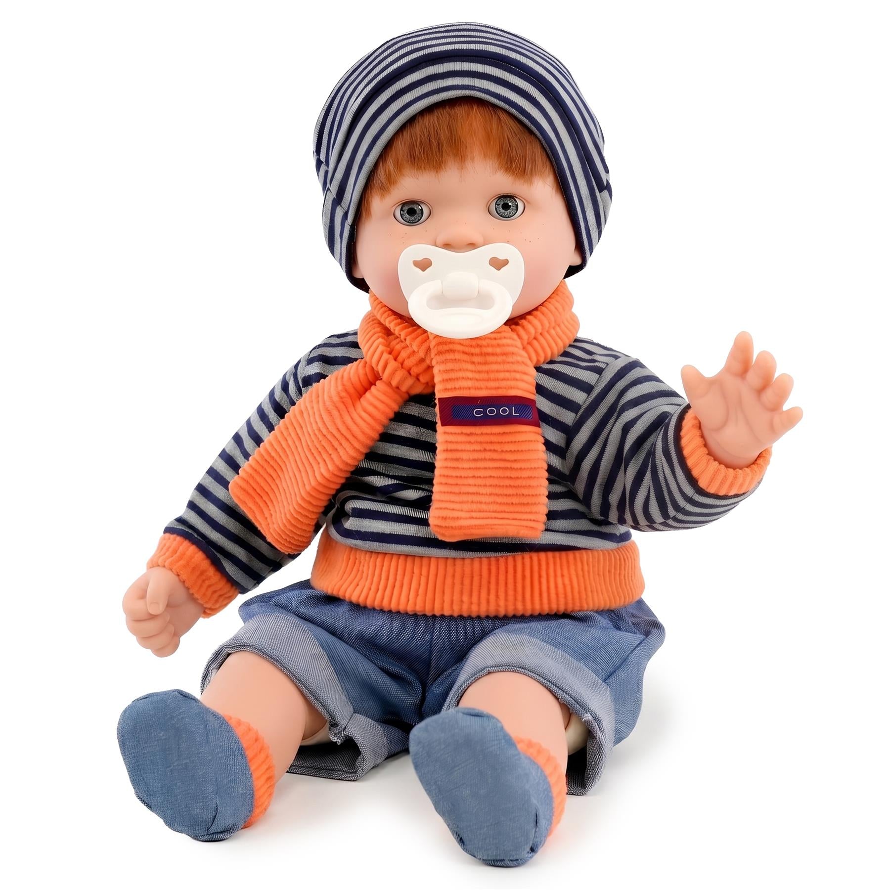 BiBi Sleeping Ginger Boy Doll (45 cm / 18")