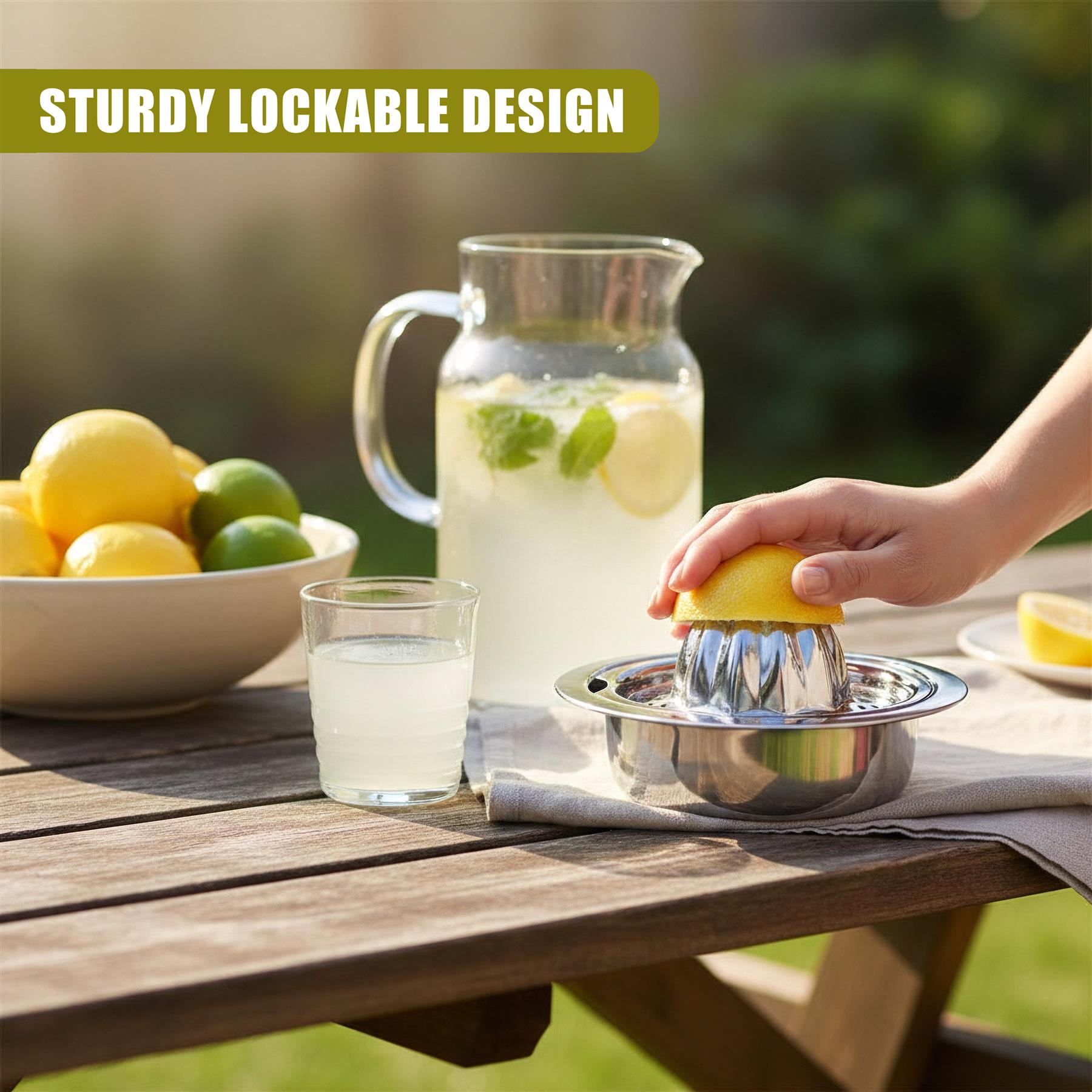 Stainless Steel Manual Citrus Juicer