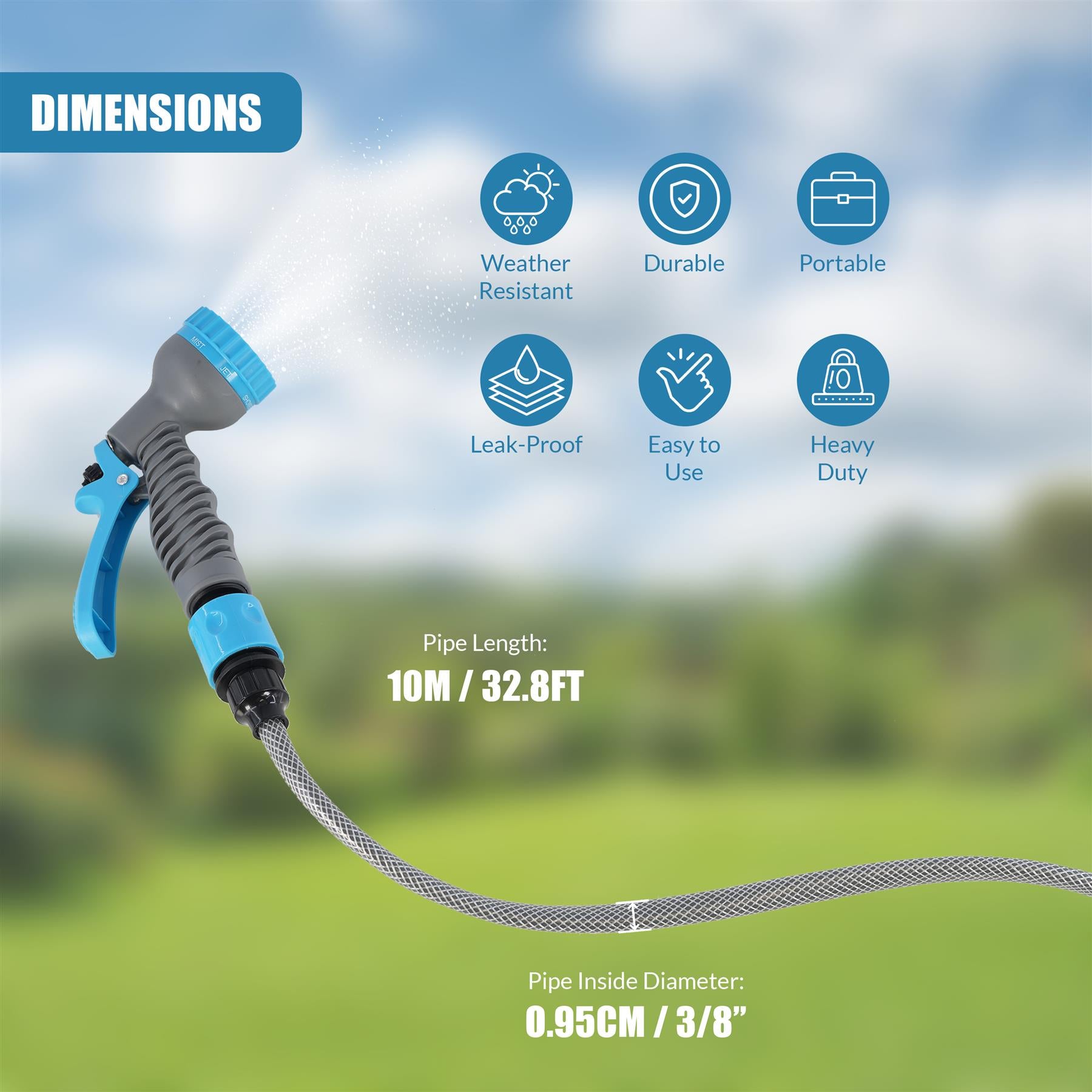 Garden Hose Reel Set - 5 Pcs by GEEZY - The Magic Toy Shop