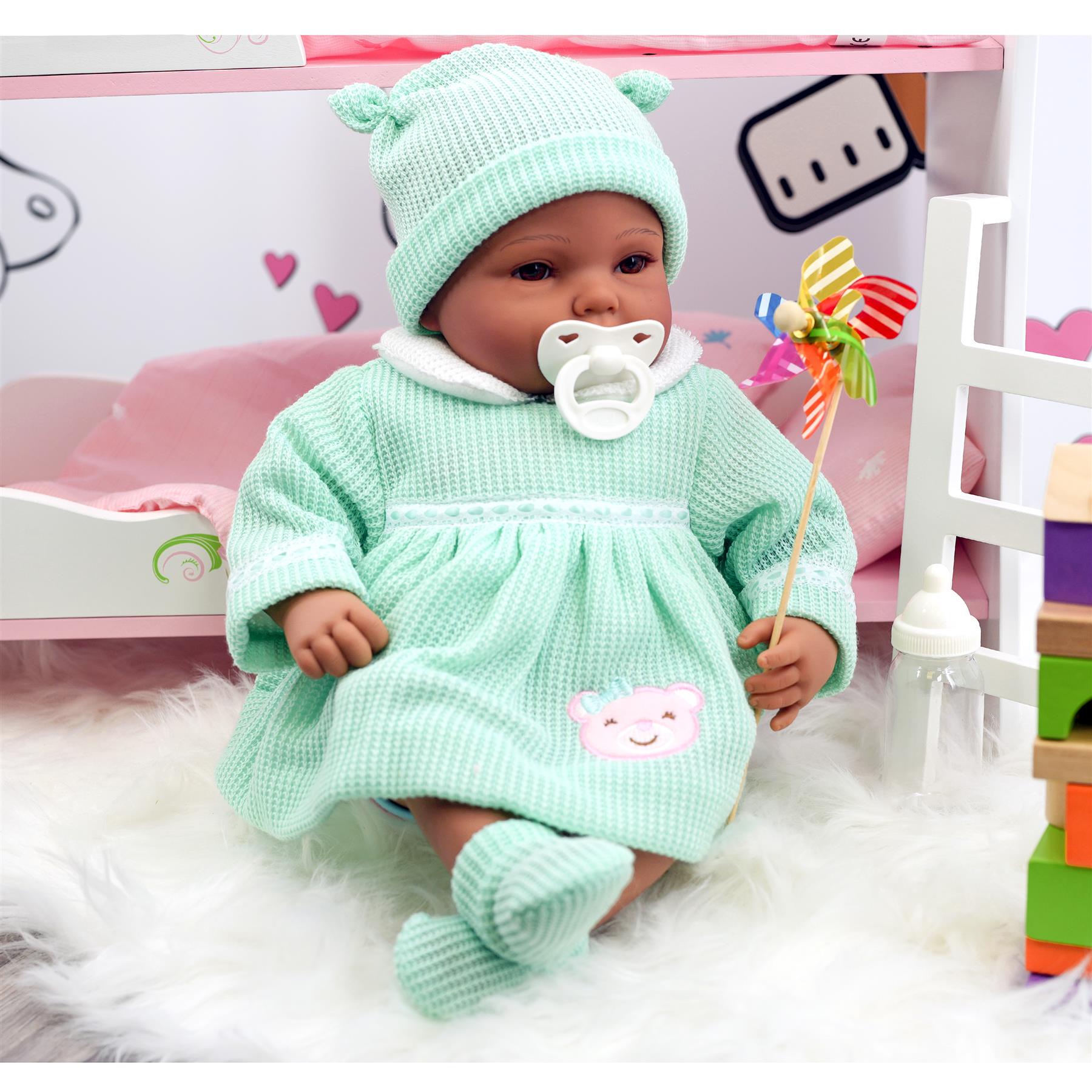 BiBi Outfits - Reborn Doll Clothes (Mint Dress) (50 cm / 20") by BiBi Doll - The Magic Toy Shop