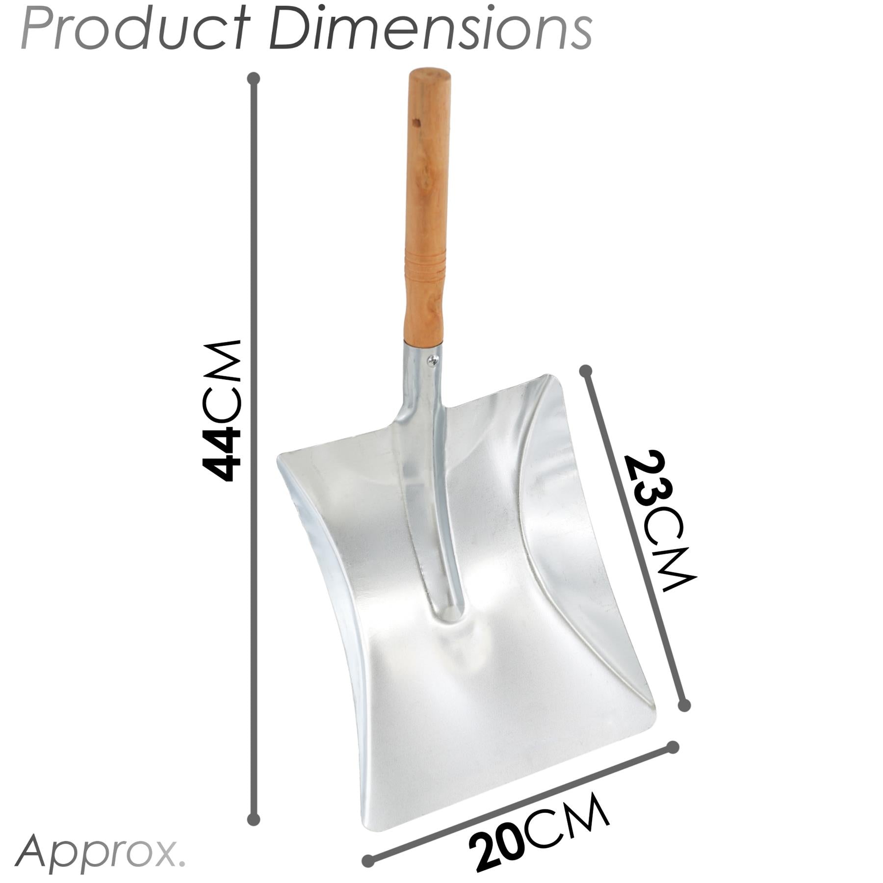 Metal Coal Shovel 8"