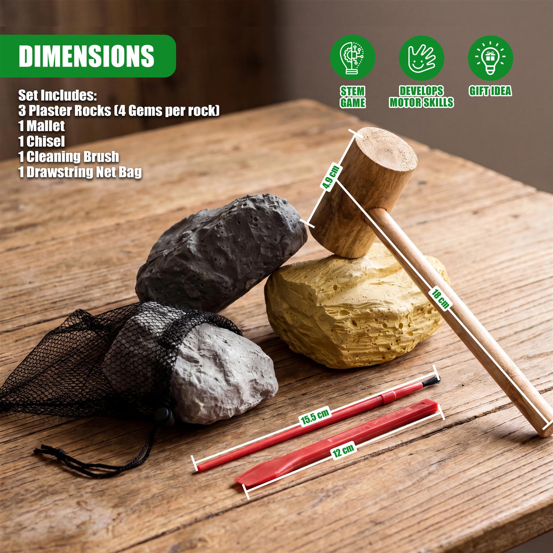Crystal Gems Digging Kit