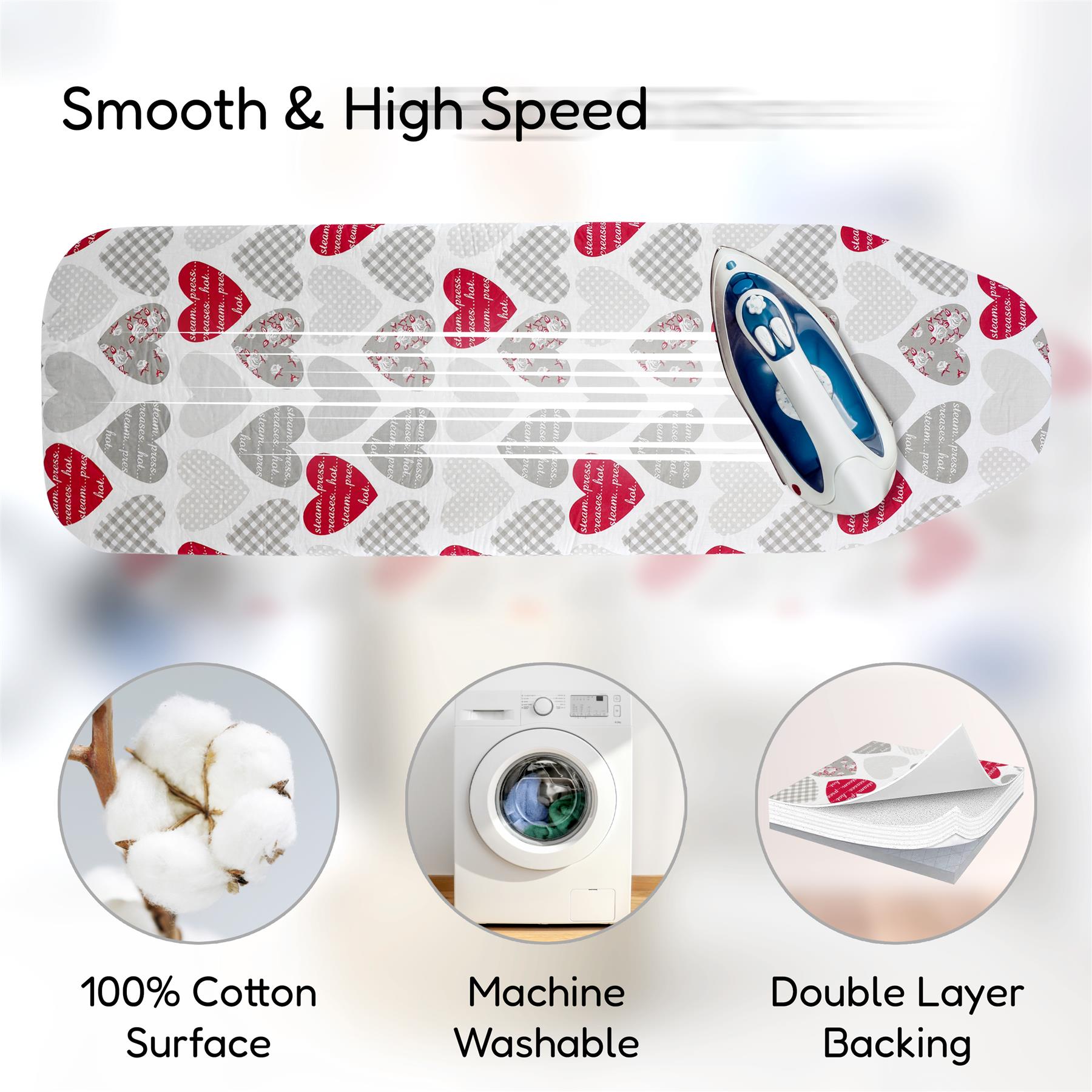 Ironing Board Cover (122 x 38 cm) by GEEZY - The Magic Toy Shop