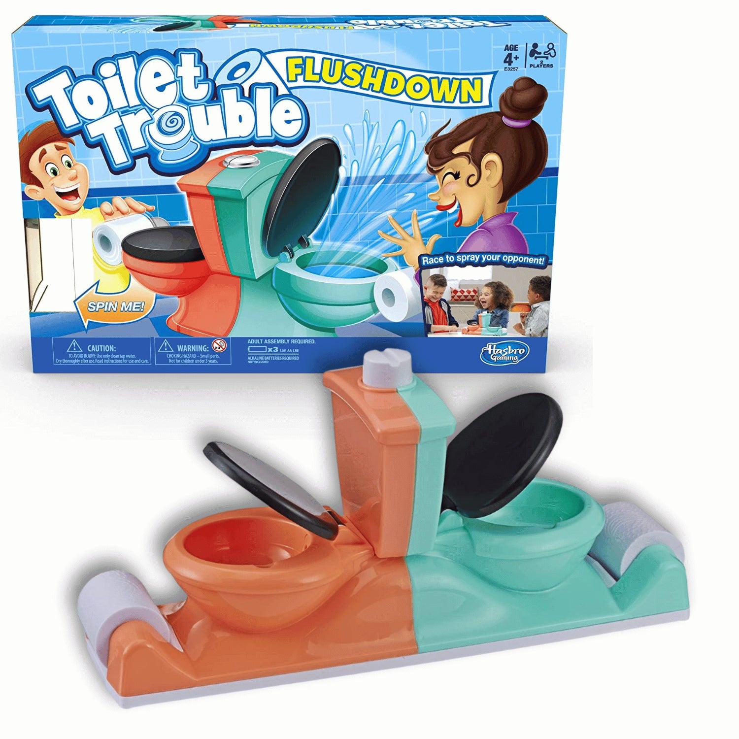 Toilet Trouble Flush down Kids Game 4+ Years by Hasbro - The Magic Toy Shop