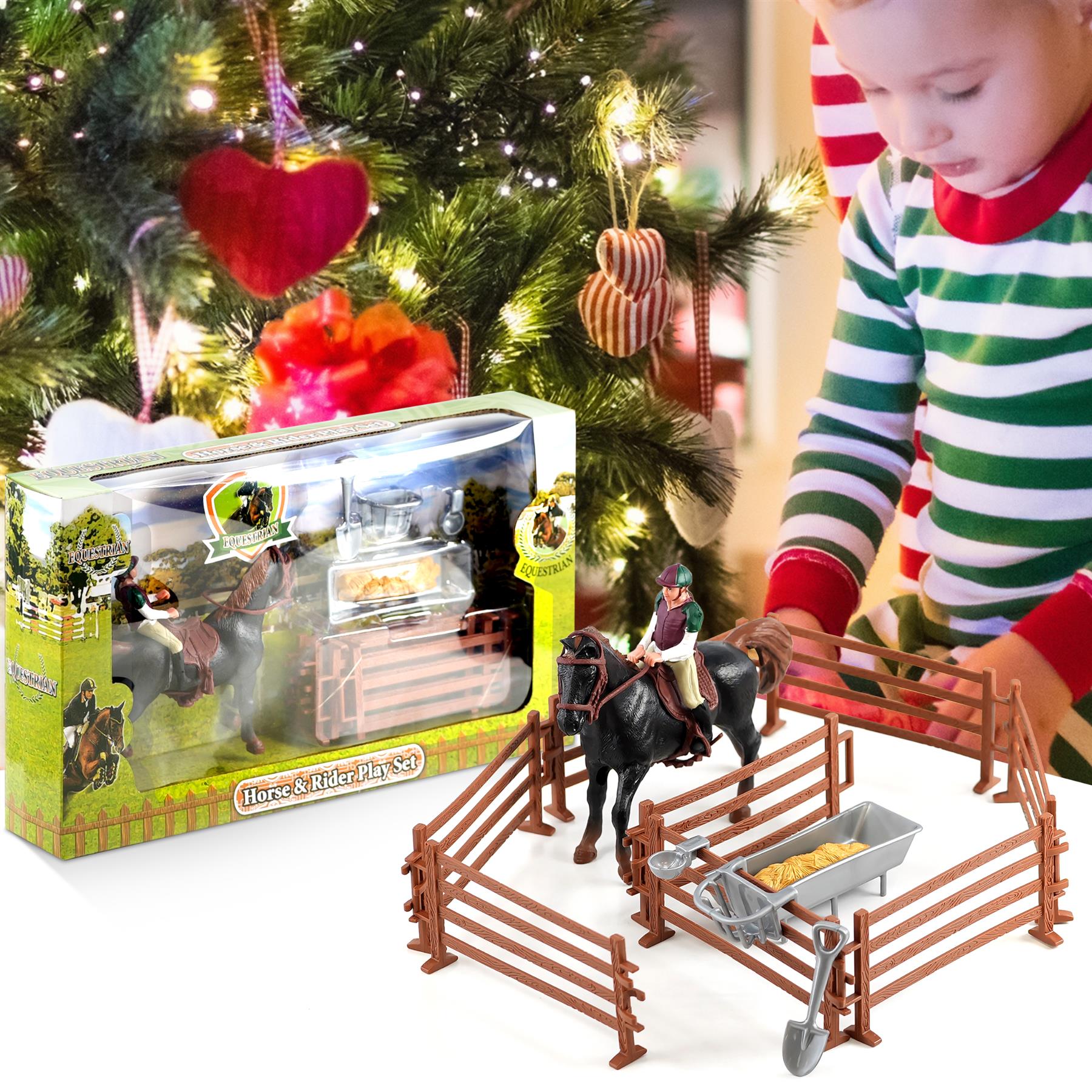 Horse and Rider Playset by The Magic Toy Shop - The Magic Toy Shop