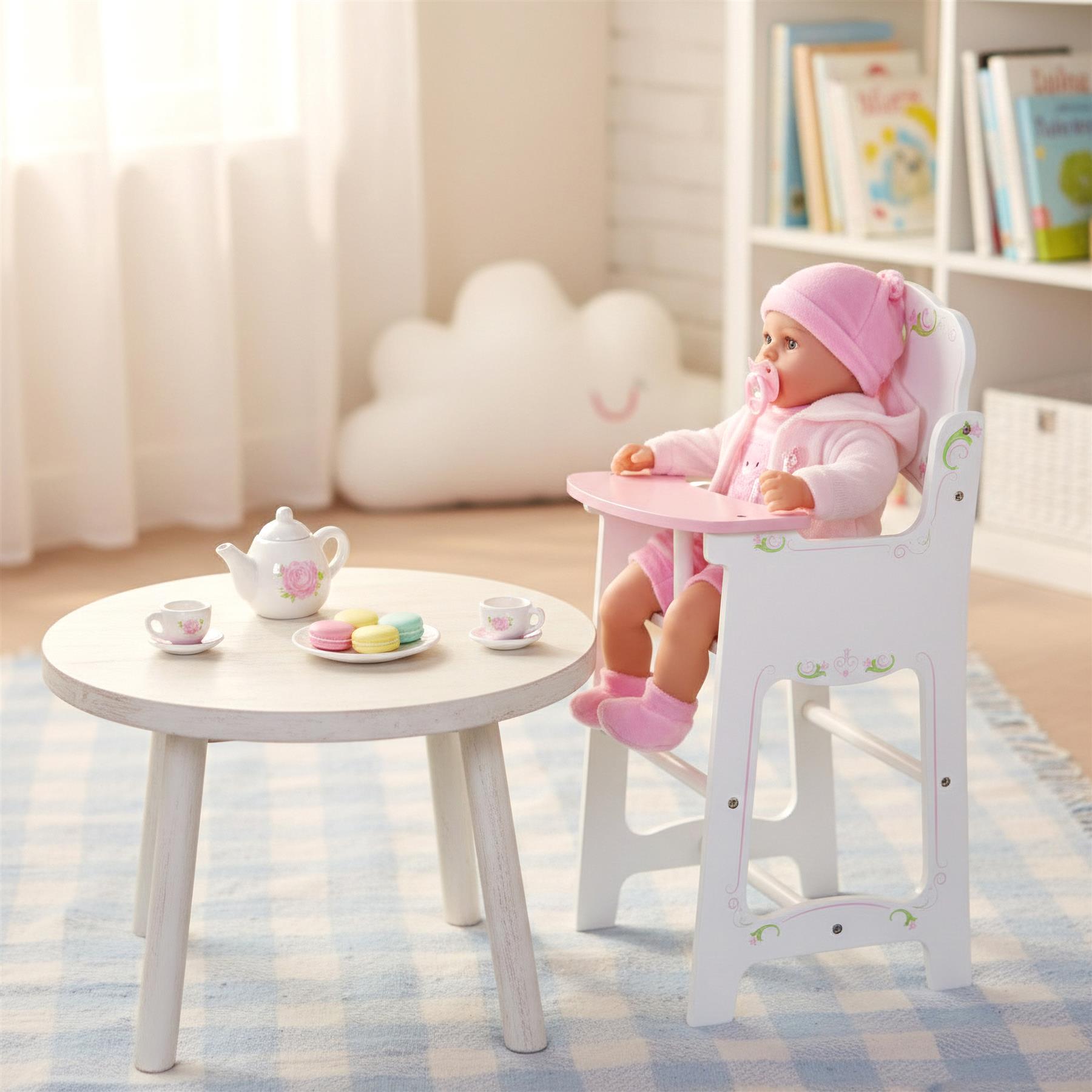 BiBi Furniture - Wooden Doll High Chair