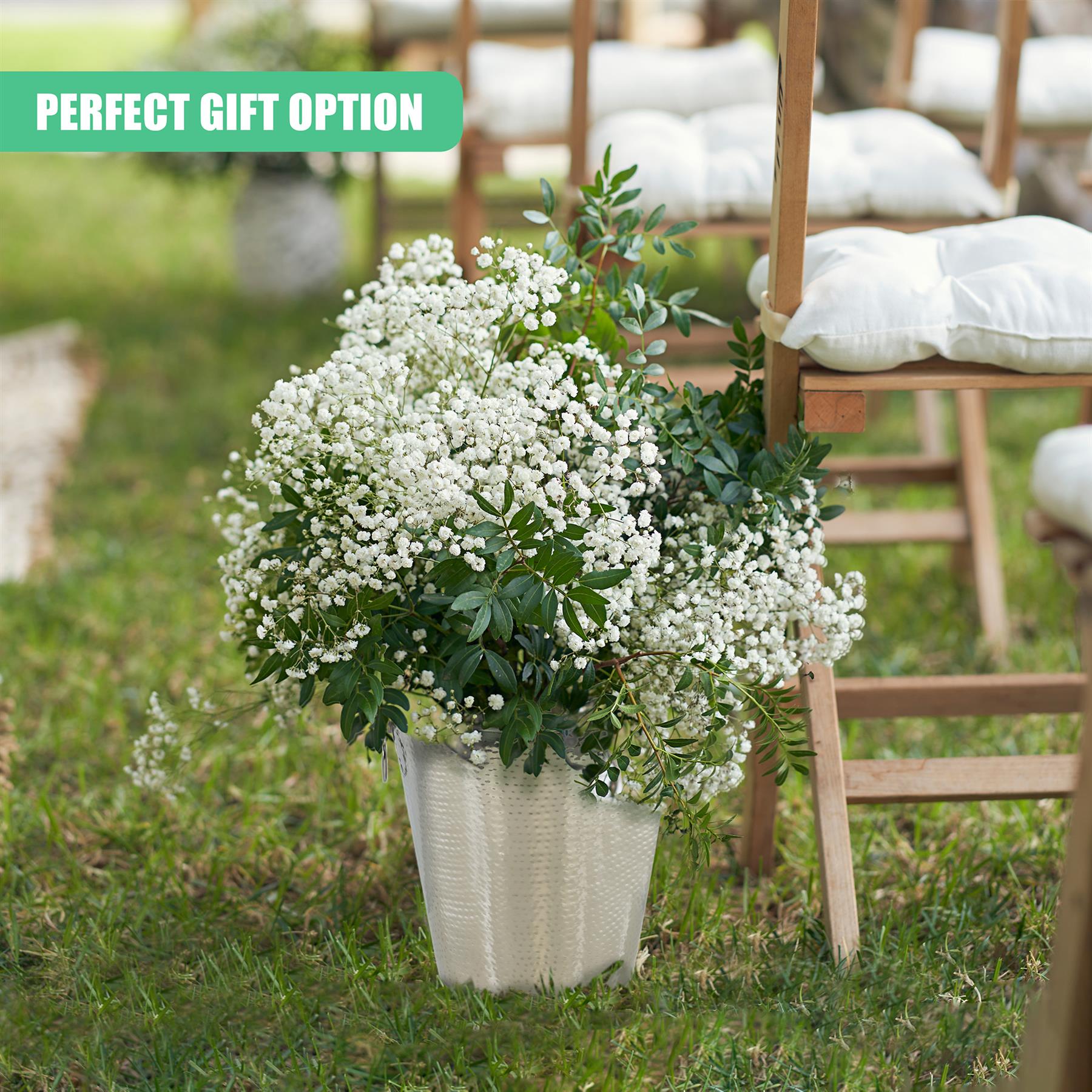 Stainless Steel Ice Bucket Hammered Champagne Drink Wine Cooler With Handles by Geezy - The Magic Toy Shop