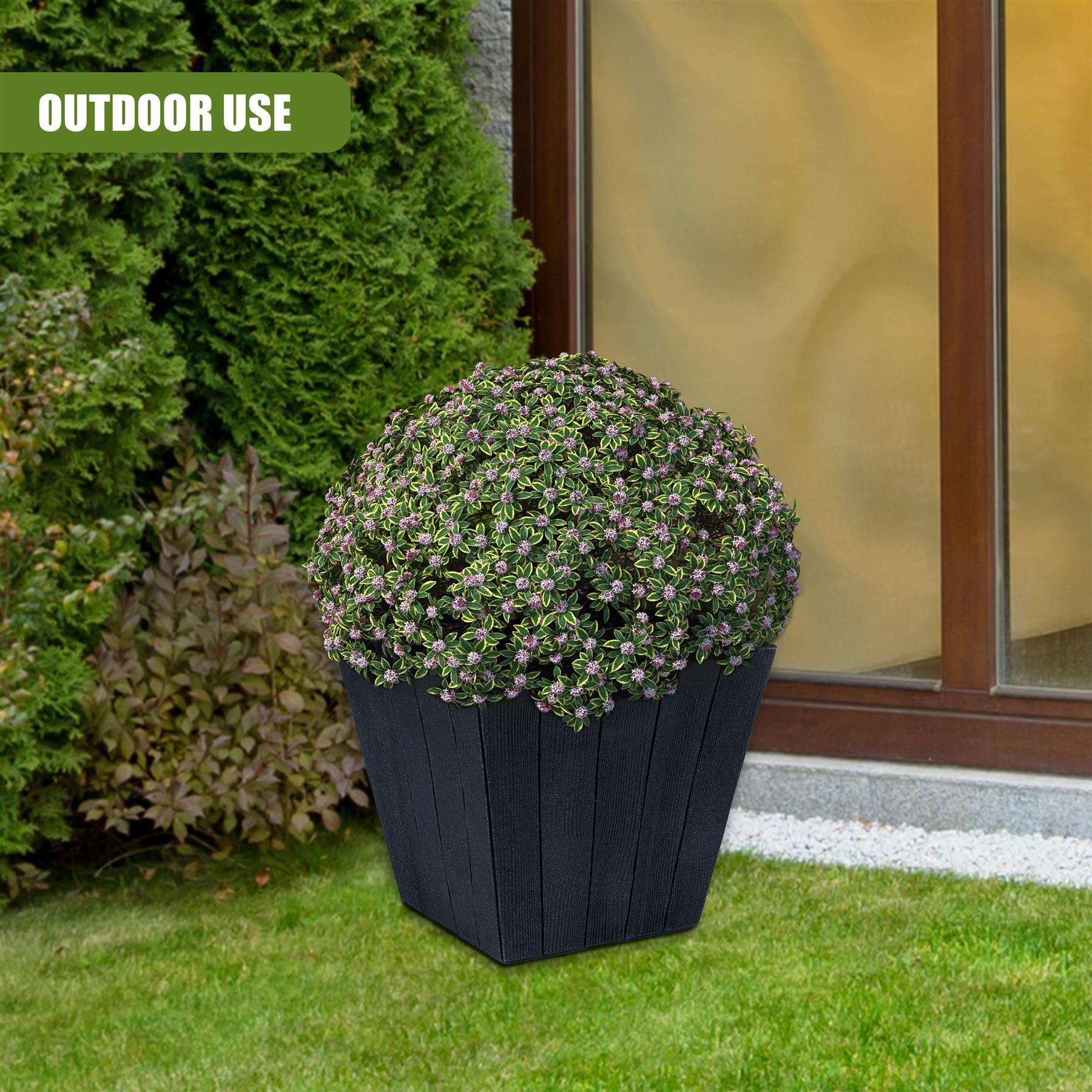 Large Flower Pot - Wooden Pattern by GEEZY - The Magic Toy Shop