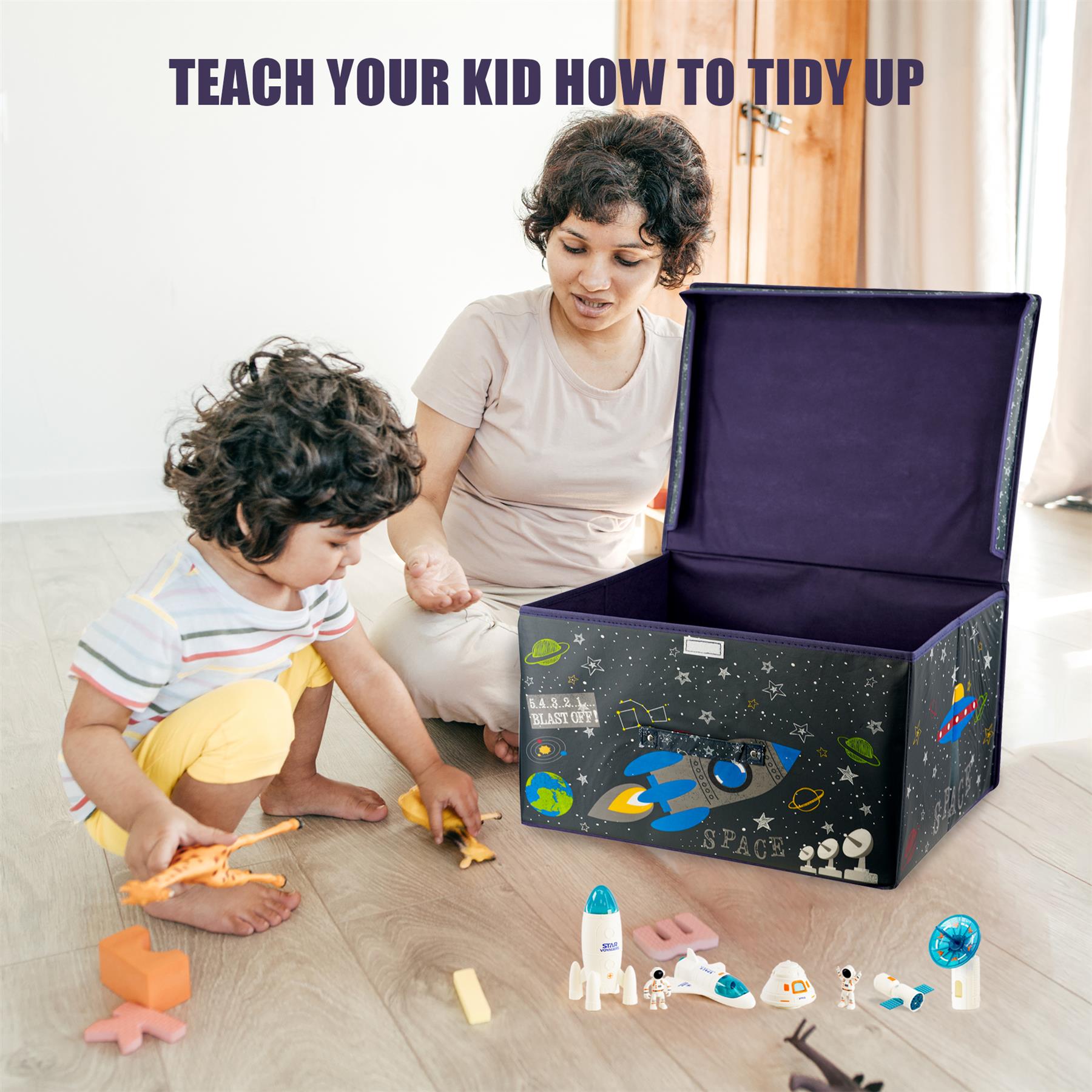 Blast Off Large Storage Box by The Magic Toy Shop - The Magic Toy Shop