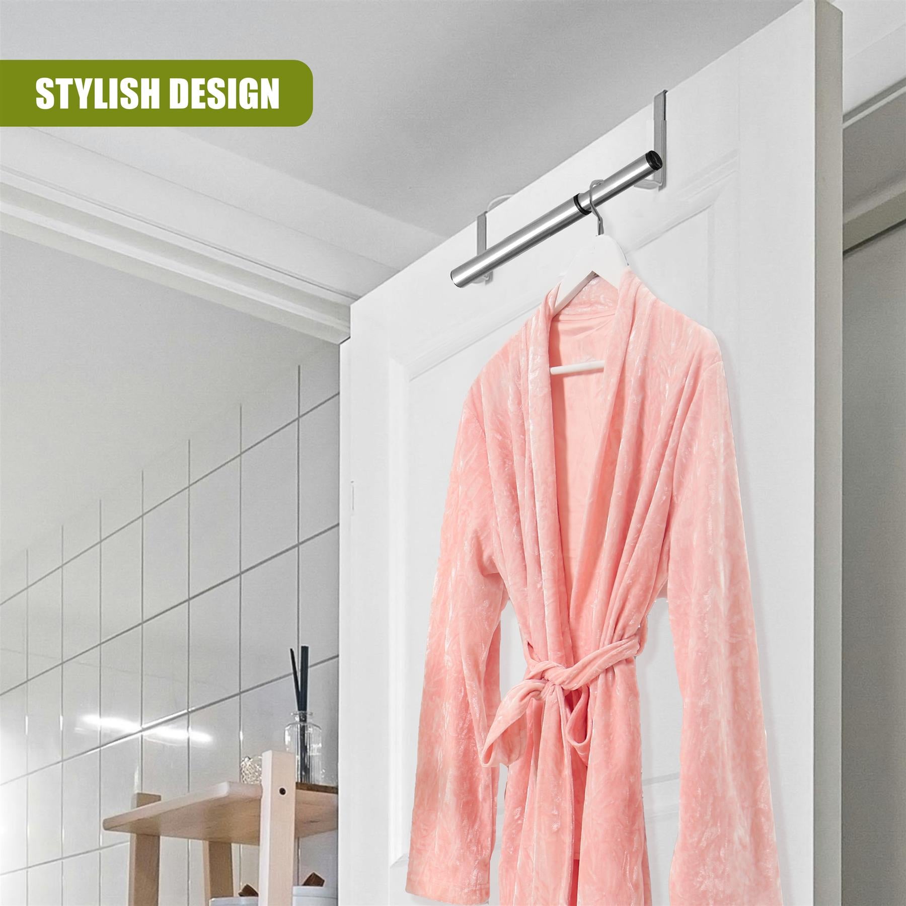 Extendable Over Door Tea Towel Rail by GEEZY - The Magic Toy Shop