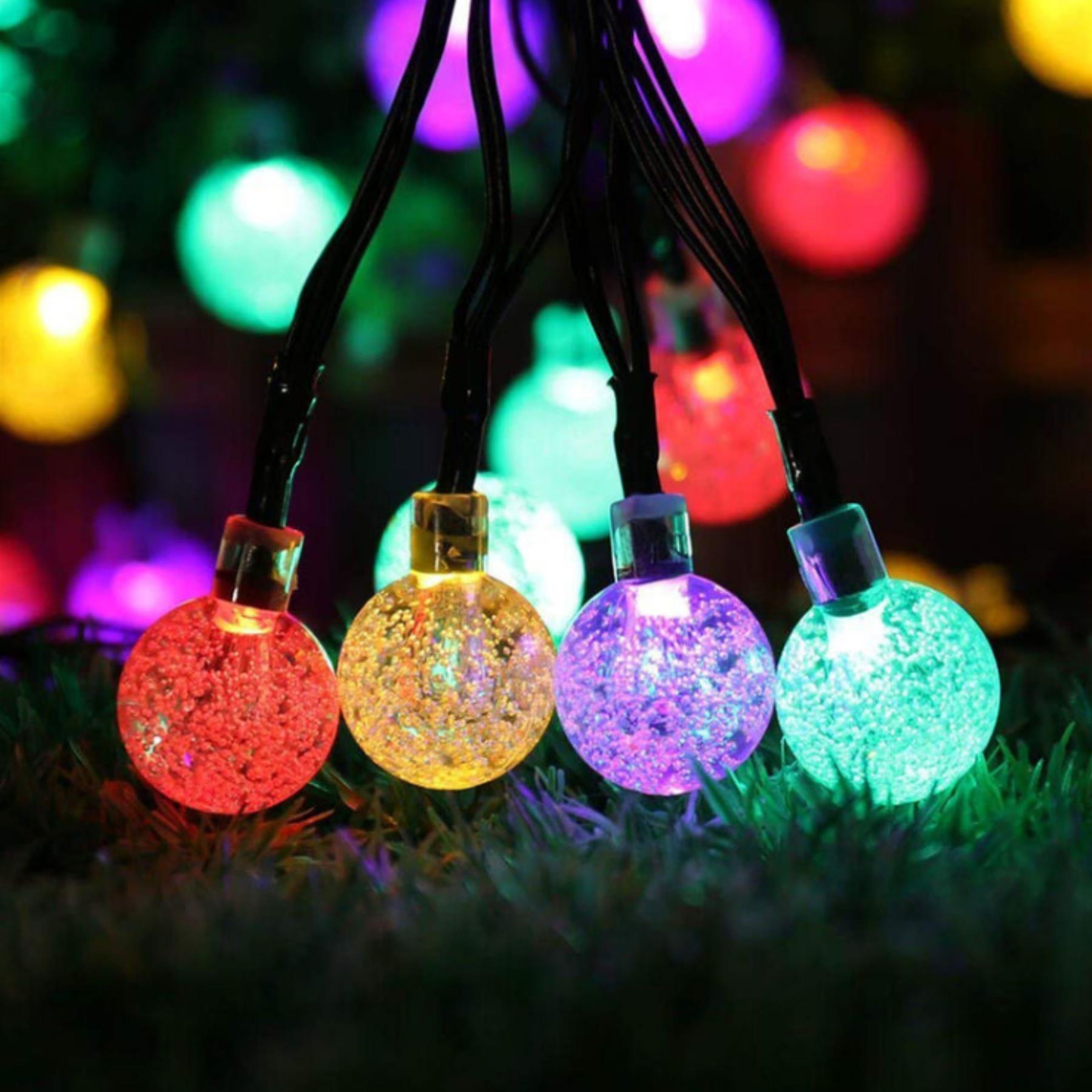50 Crystal Ball Solar String Lights by Geezy - The Magic Toy Shop