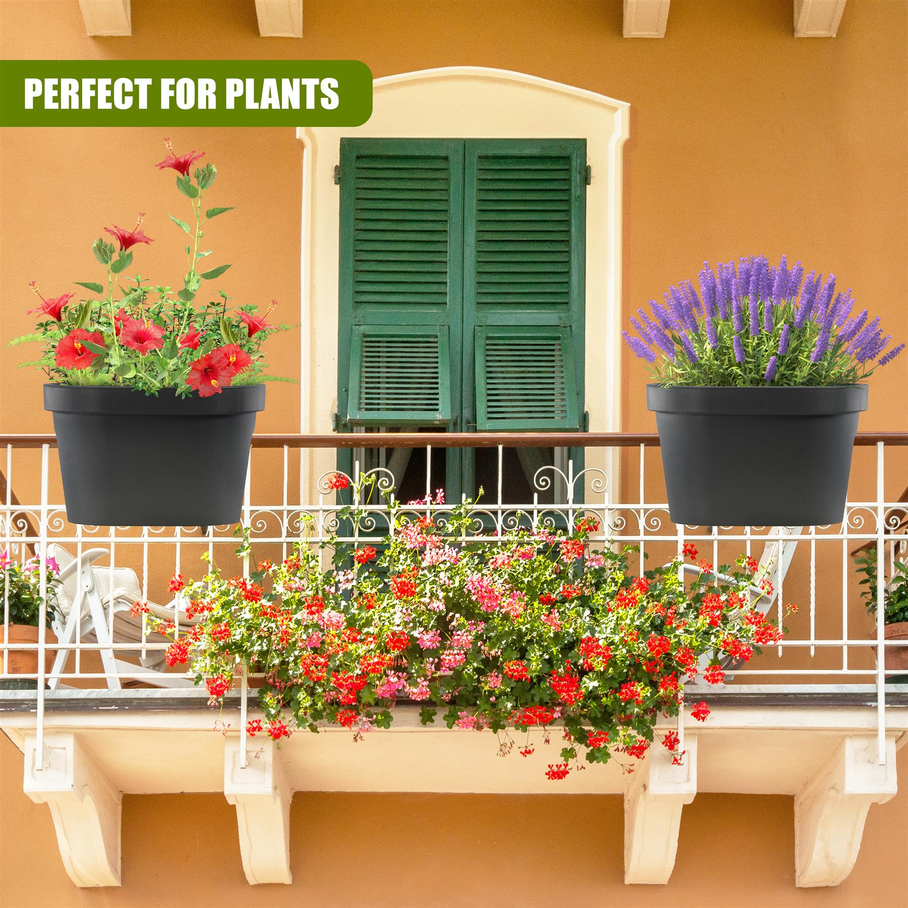 Flower Bridge Hanging Planter Oval Pot by Geezy - The Magic Toy Shop