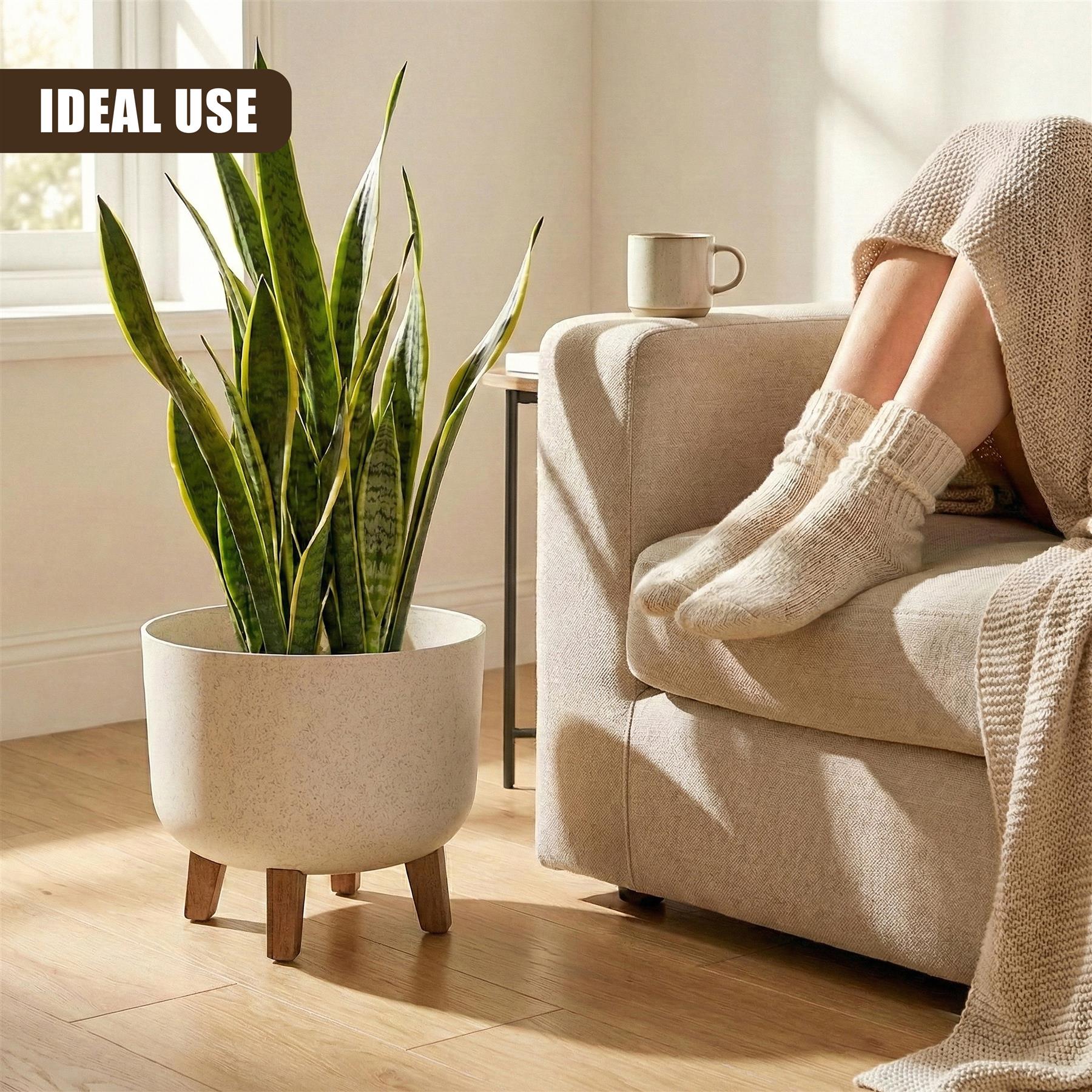 Plant Pot with Legs, 29 cm