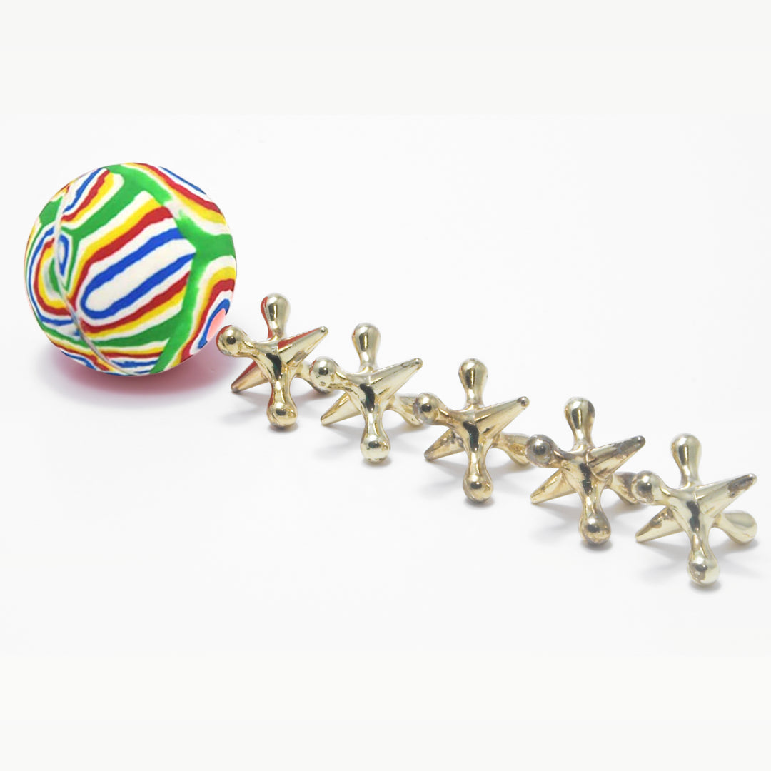 Traditional Metal Classic Jacks Game by The Magic Toy Shop - The Magic Toy Shop