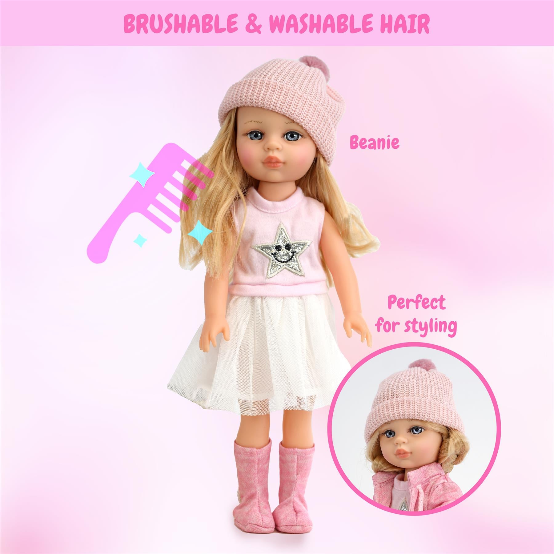 BiBi Fashion Doll "Ava Williams" (38 cm / 15") by BiBi Doll - The Magic Toy Shop