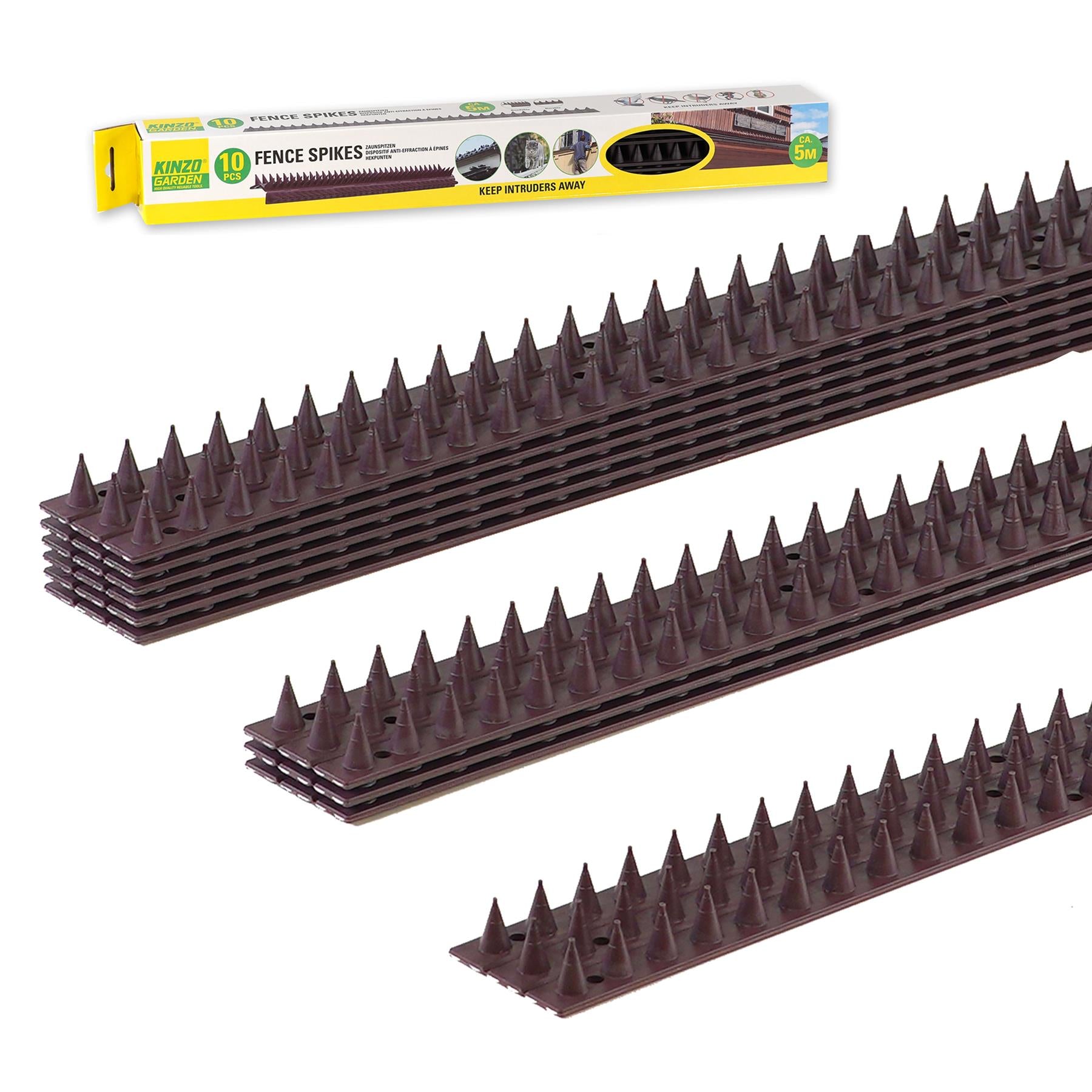 Anti Climb Fence Wall Spikes 10 Pieces by GEEZY - The Magic Toy Shop