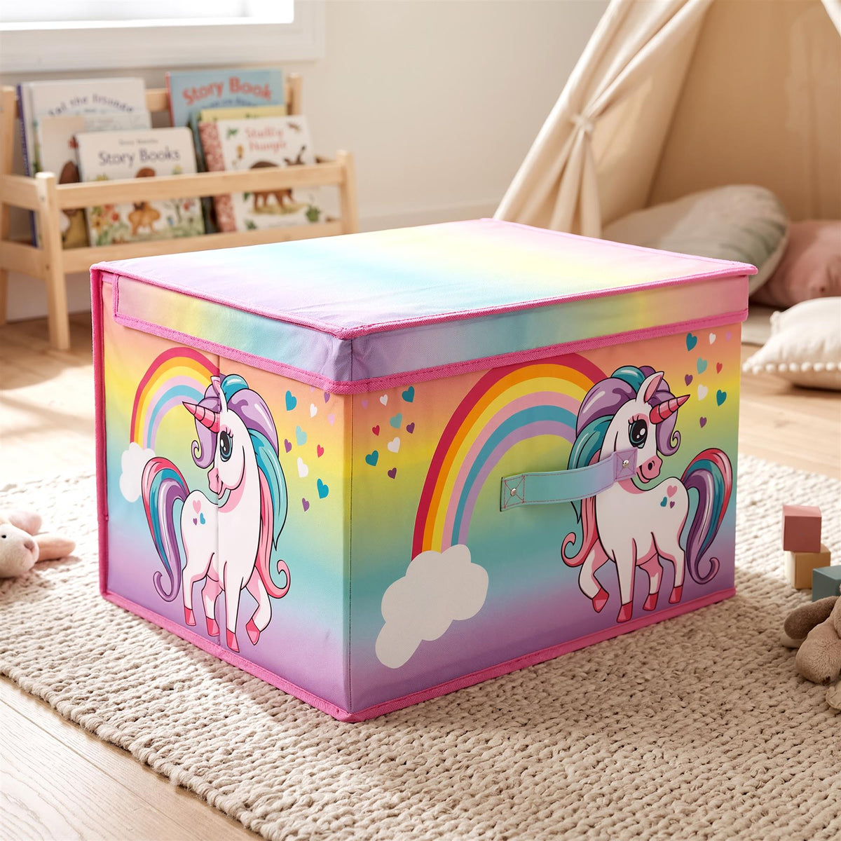 Rainbow Unicorn Storage Box