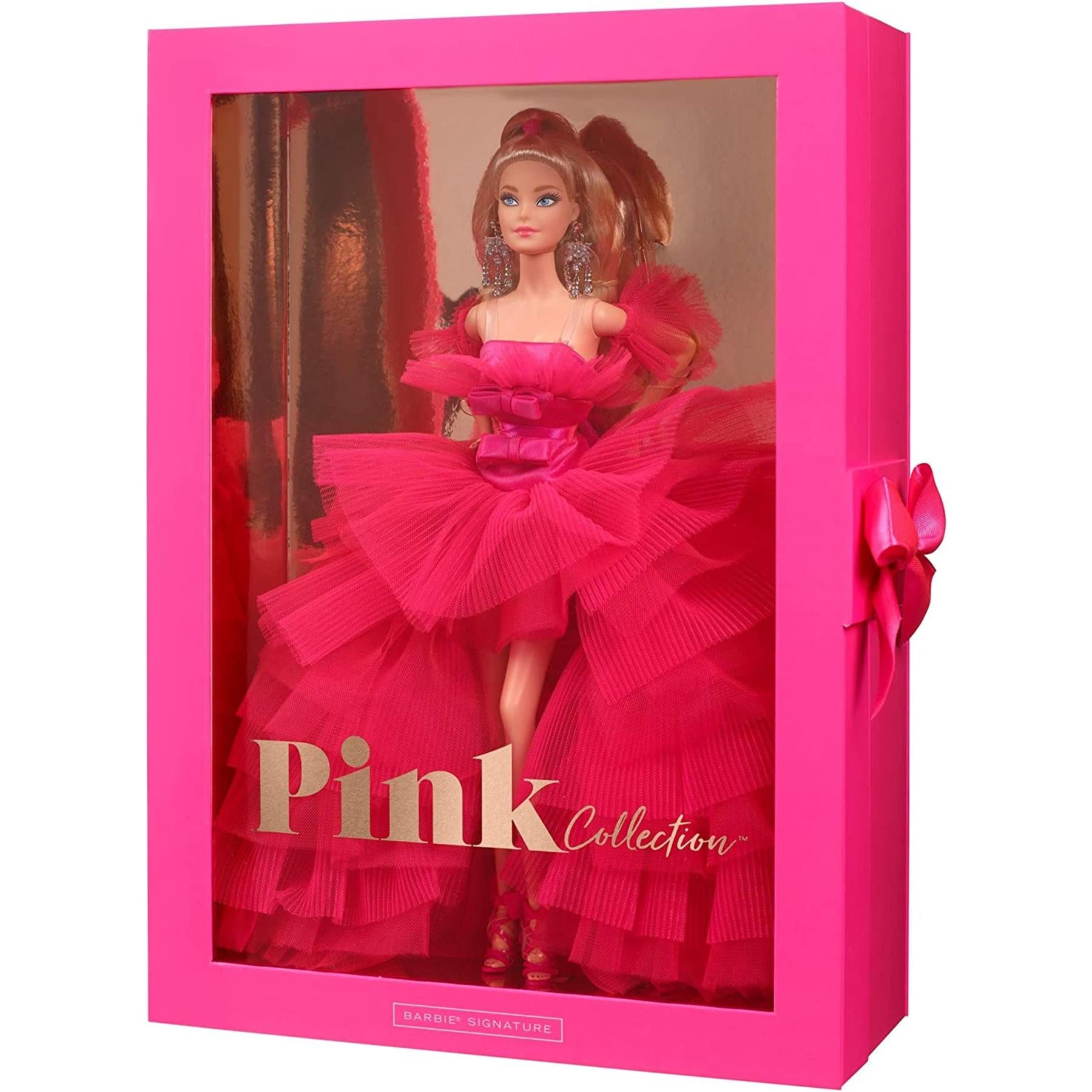 Barbie Pink Collection Doll – Pink Premiere, Barbie Signature Collectable Doll by Barbie - The Magic Toy Shop