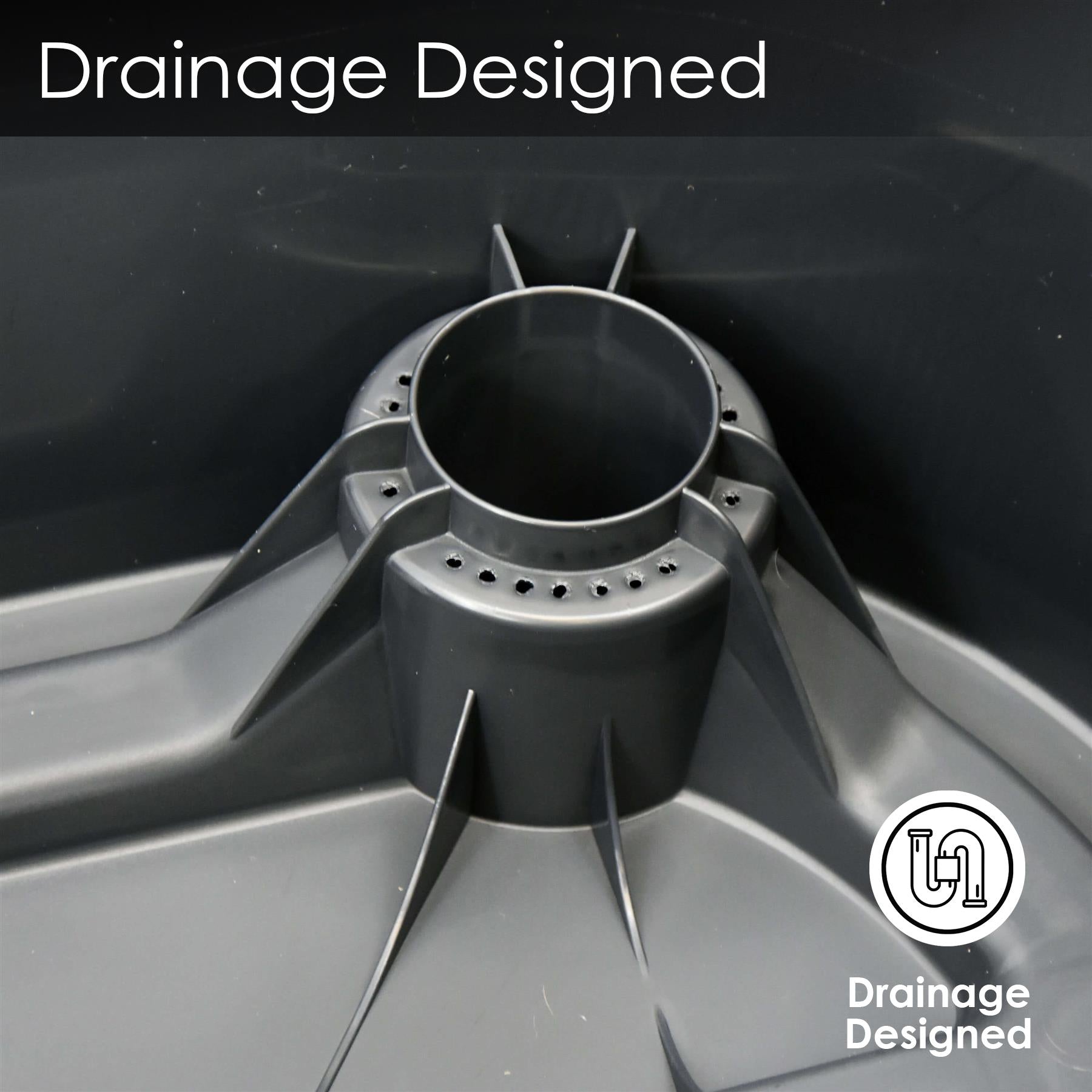 Black Raised Garden Bed Planter With Lid and Legs by Geezy - The Magic Toy Shop