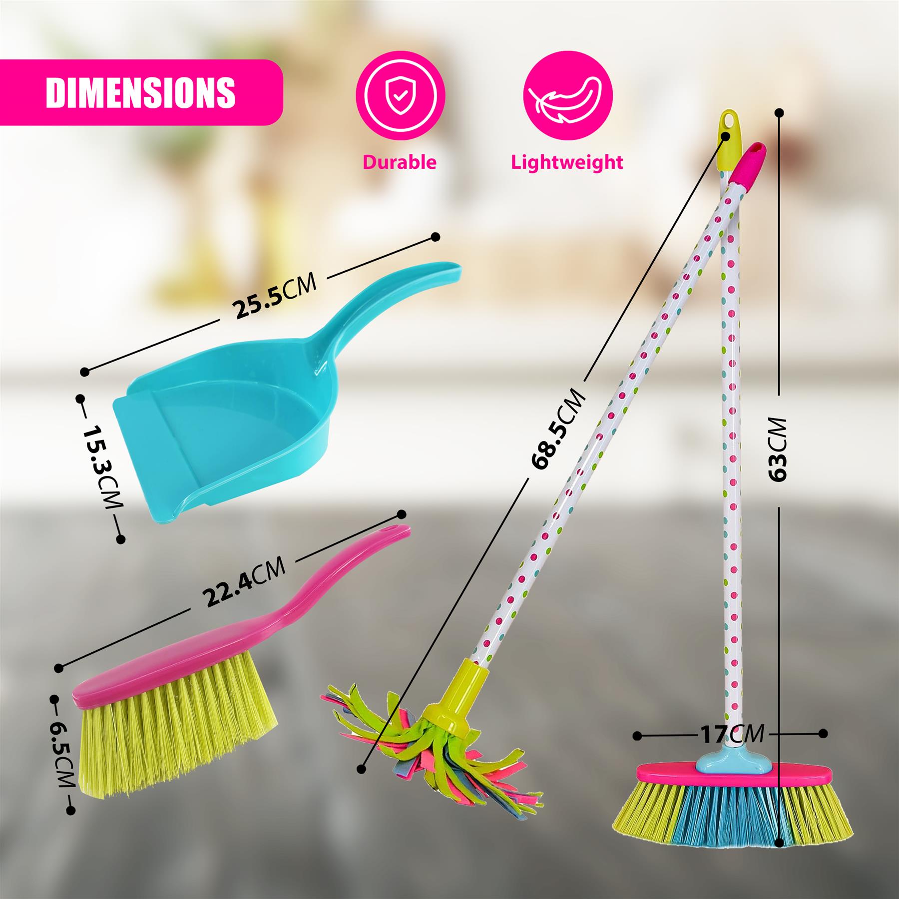 Kids Cleaning Play Set Toy by The Magic Toy Shop - The Magic Toy Shop