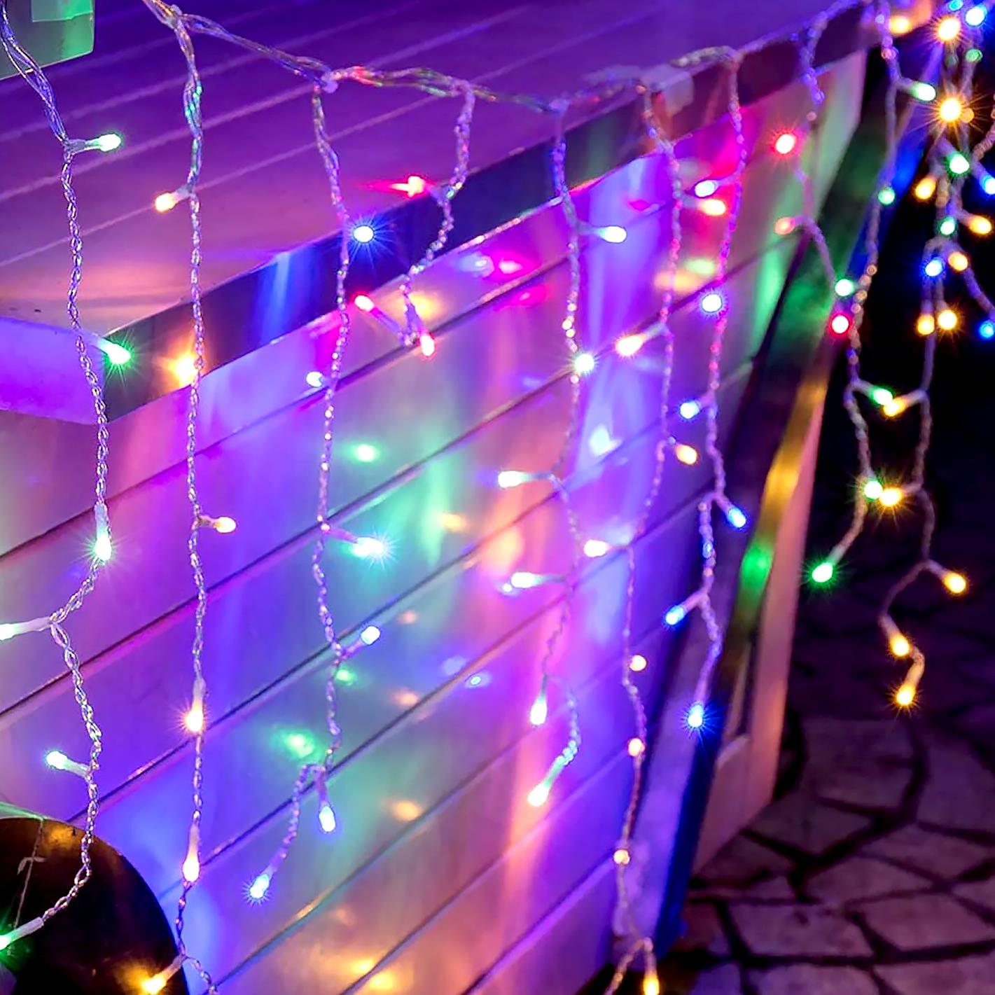 200 Pastel Multicoloured Fairy Lights With Time by The Magic Toy Shop - The Magic Toy Shop