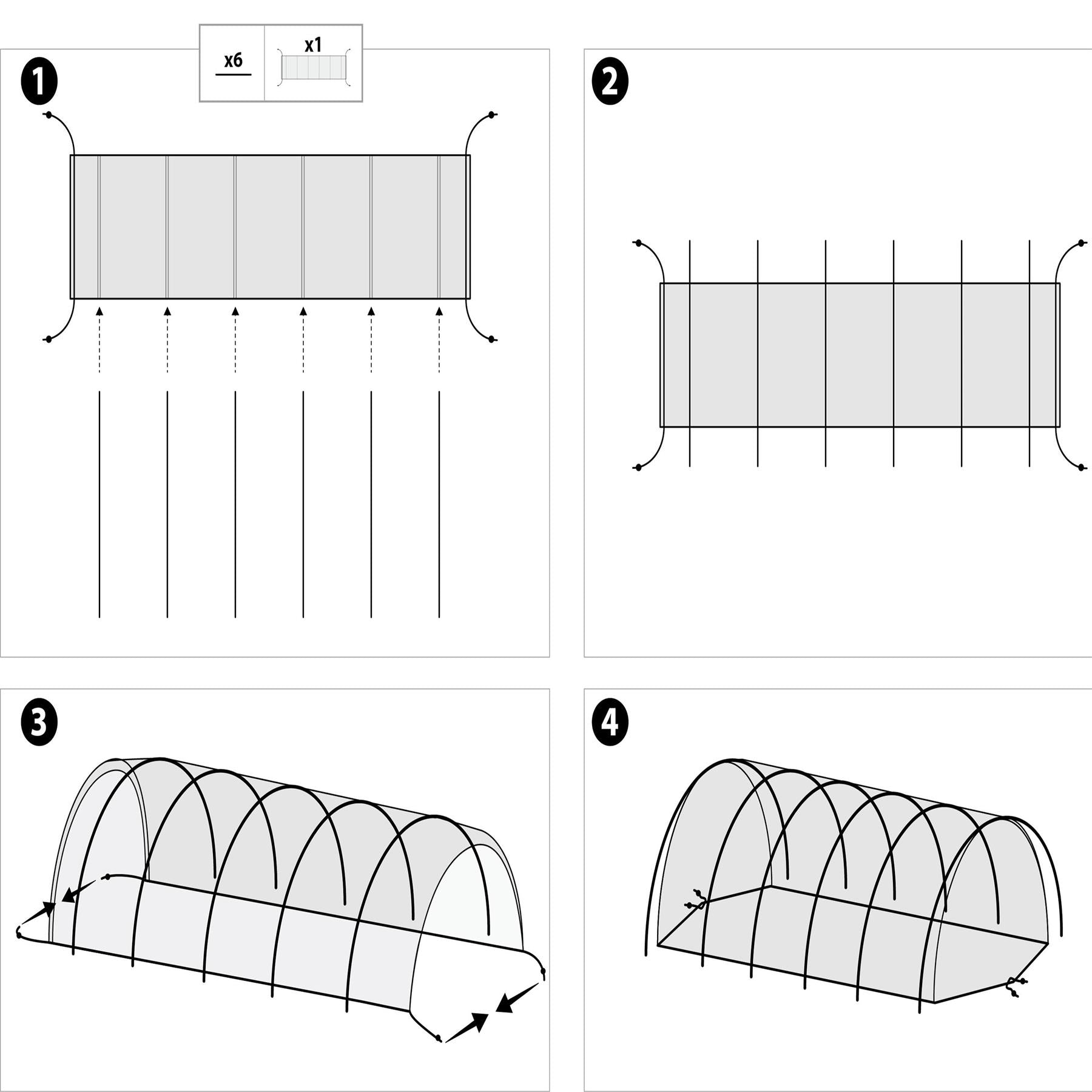 Greenhouse Polytunnel by Geezy - The Magic Toy Shop
