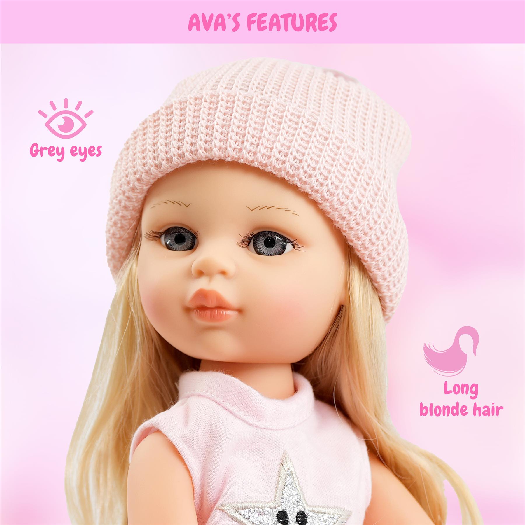 BiBi Fashion Doll "Ava Williams" (38 cm / 15") by BiBi Doll - The Magic Toy Shop