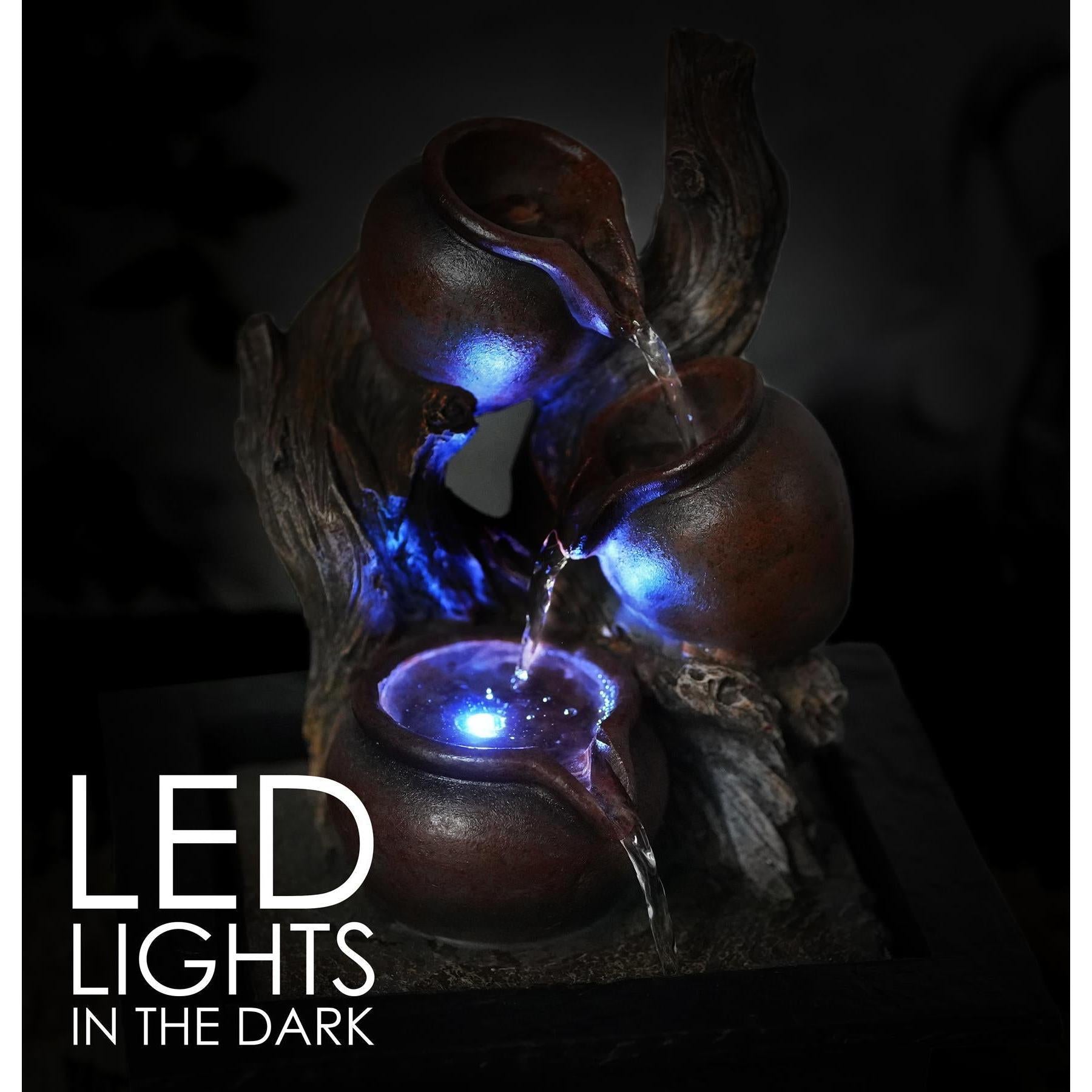 Honey Pots Water Feature Indoor With LED by GEEZY - The Magic Toy Shop